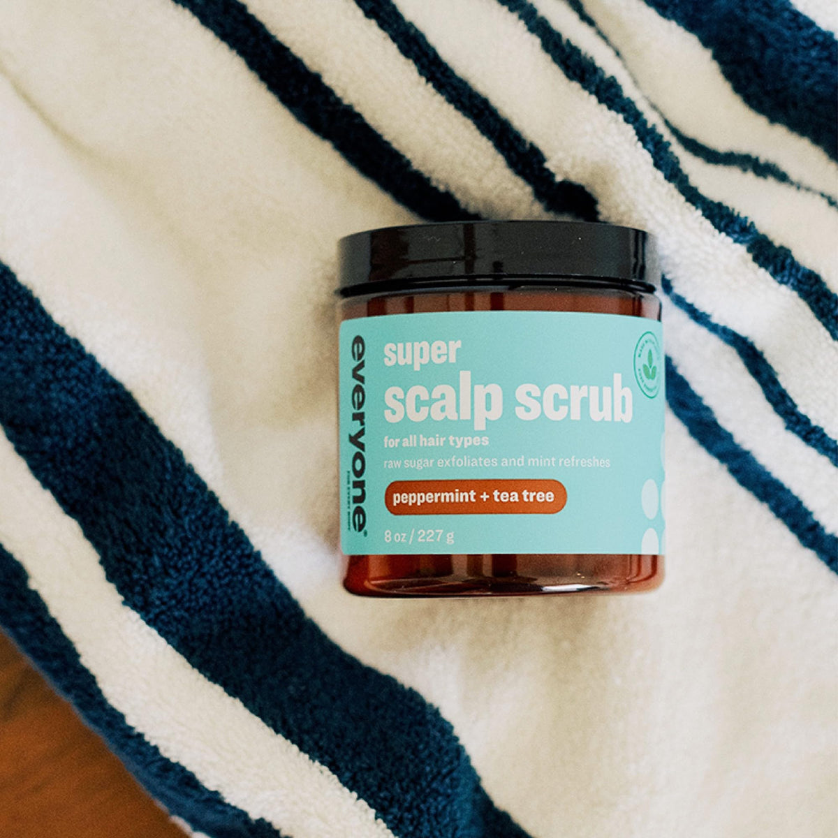 Everyone Super Scalp Scrub, Peppermint & Tea Tree Exfoliator, 8 fl oz