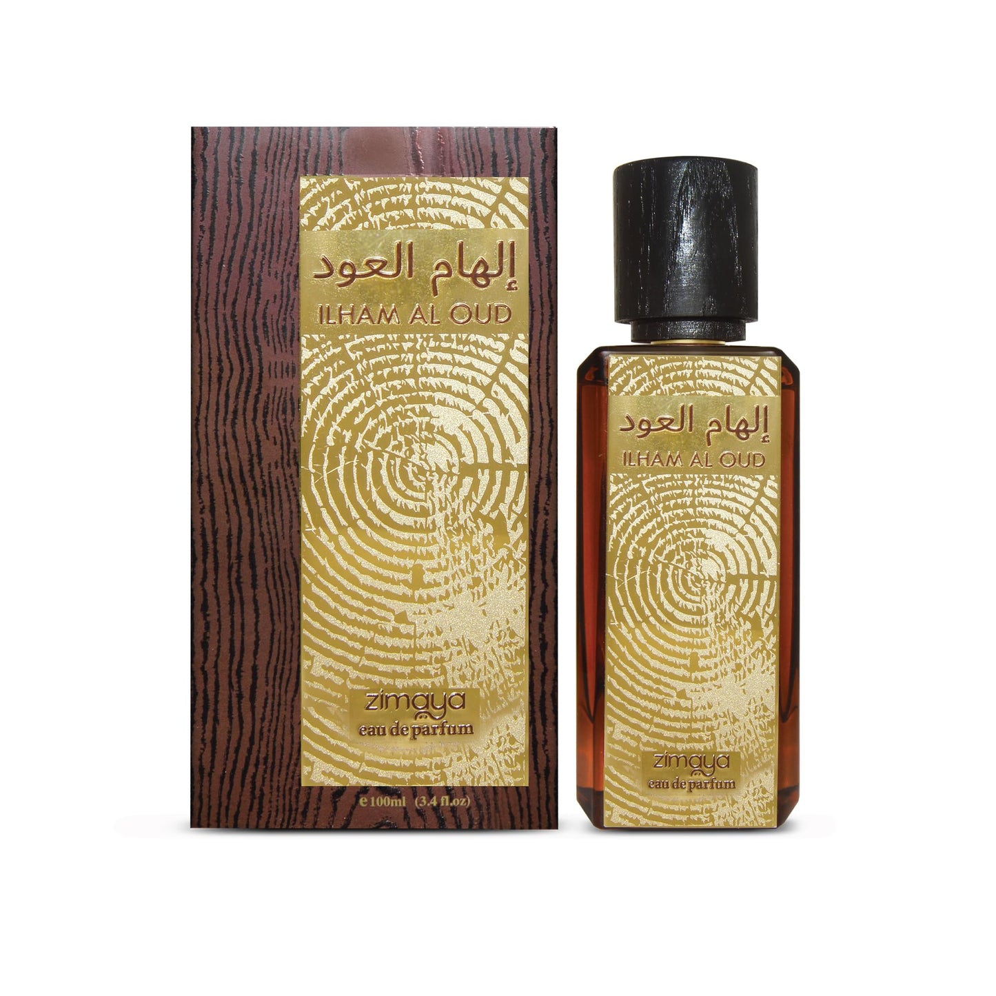 zimaya Ilham Al Oud Oriental Unisex Eau De Parfum, 3.4 Fl. Oz Beauty & Personal Care zimaya
