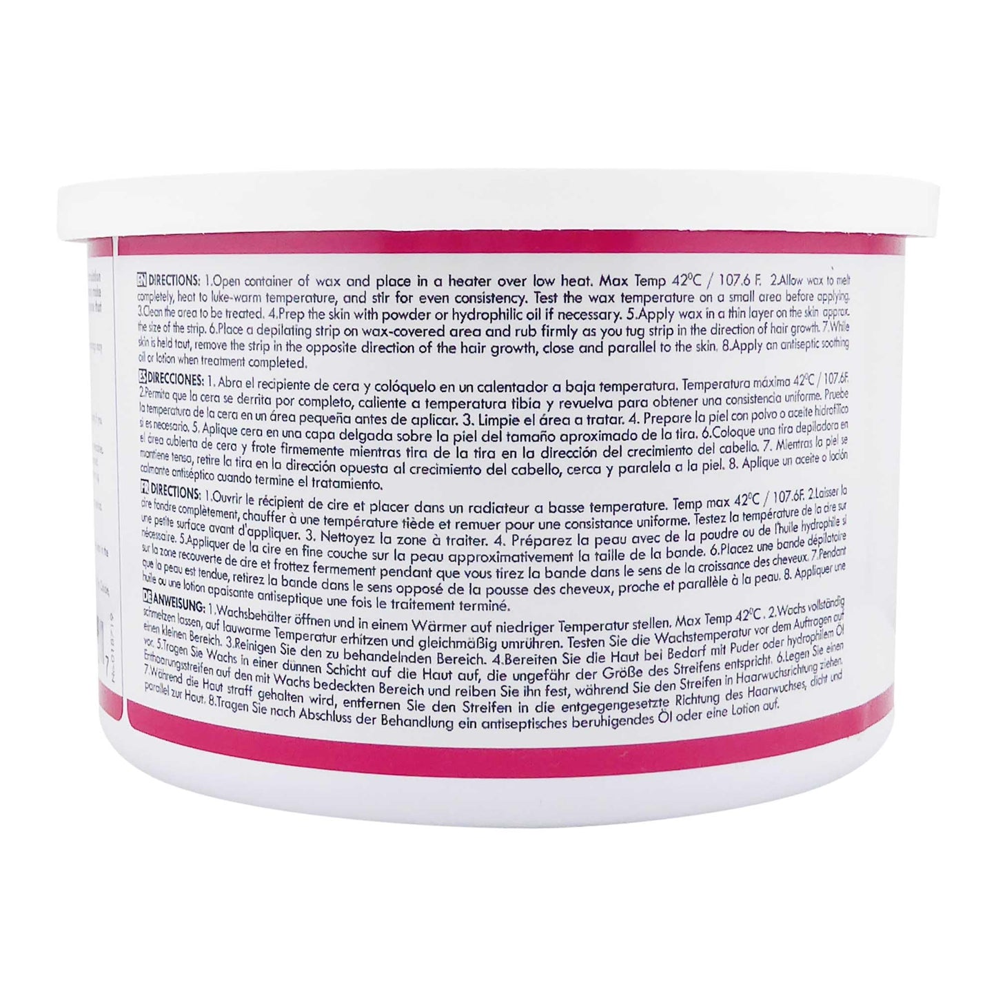 Waxness Spa Choice Rosin Free Sparkly Fuchsia Soft Wax Tin 14 oz / 397 ml Beauty and Personal Care Waxness