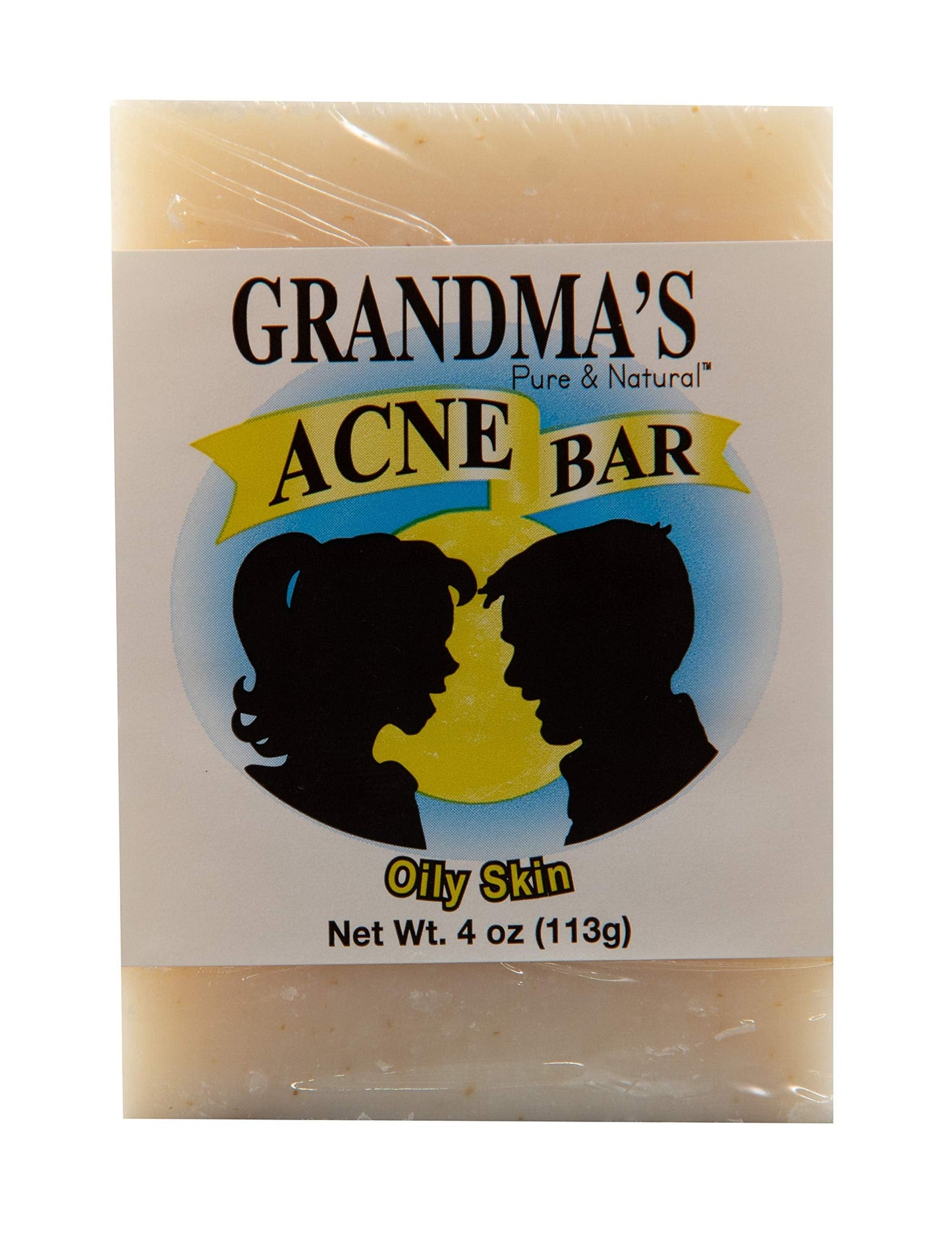 Grandma's Pure & Natural Acne Bar for Oily Skin 4 oz Beauty & Personal Care GRANDMA'S PURE & NATURAL