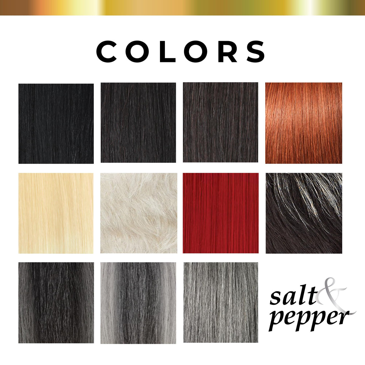 Sensationnel Empire Human Hair Wig-Salt And Pepper Flora, 350 COPPERRED