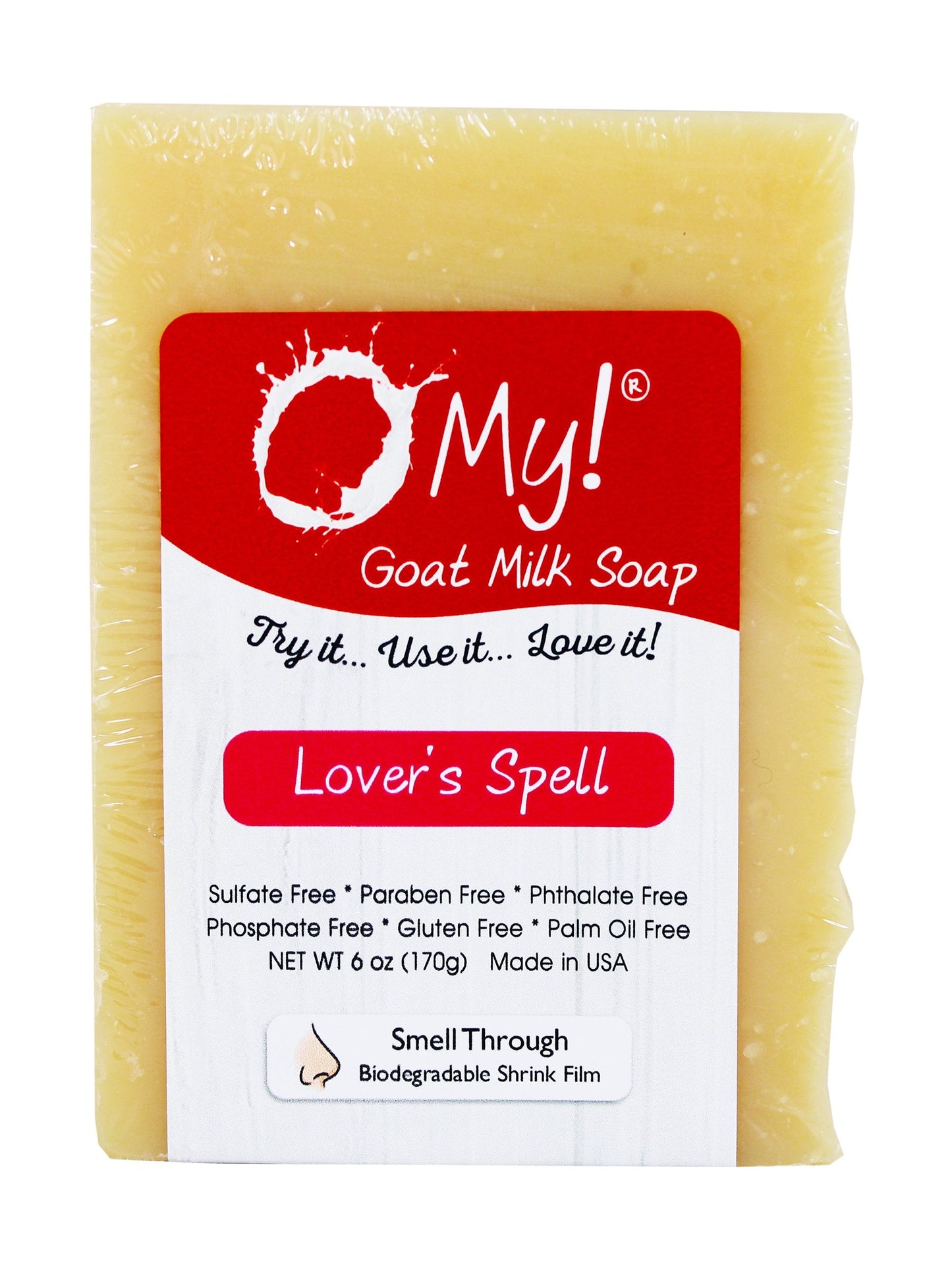 O My! Goat Milk Soap :: All Natural Hand, Face & Body Soap, 6 Oz. Bar :: Handmade in USA with Farm Fresh Goat's Milk :: Lightly Scented, Non Drying Beauty & Personal Care O My!