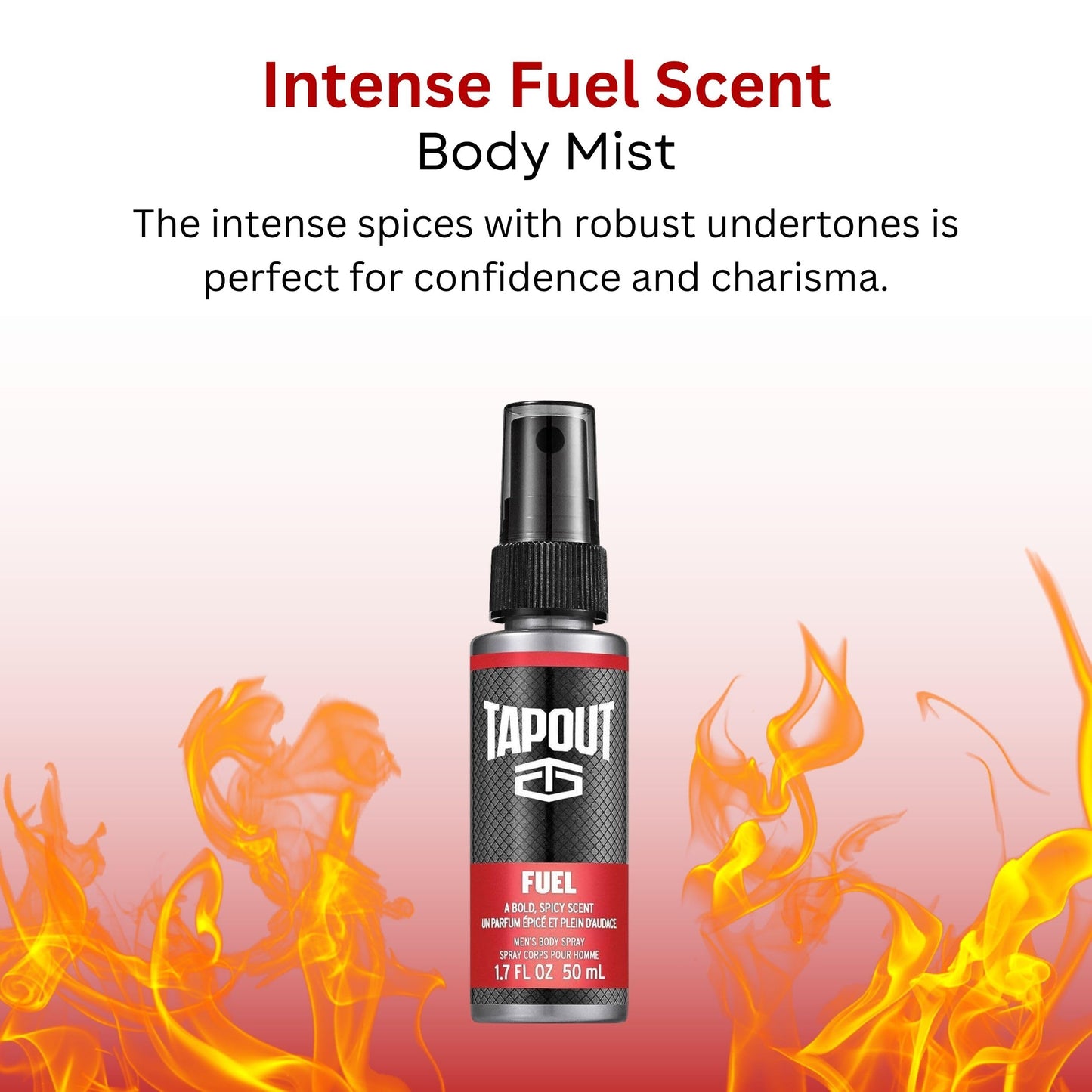 Tapout Fuel Body Spray for Men Travel Spray 1.5 Ounce Beauty & Personal Care TAPOUT