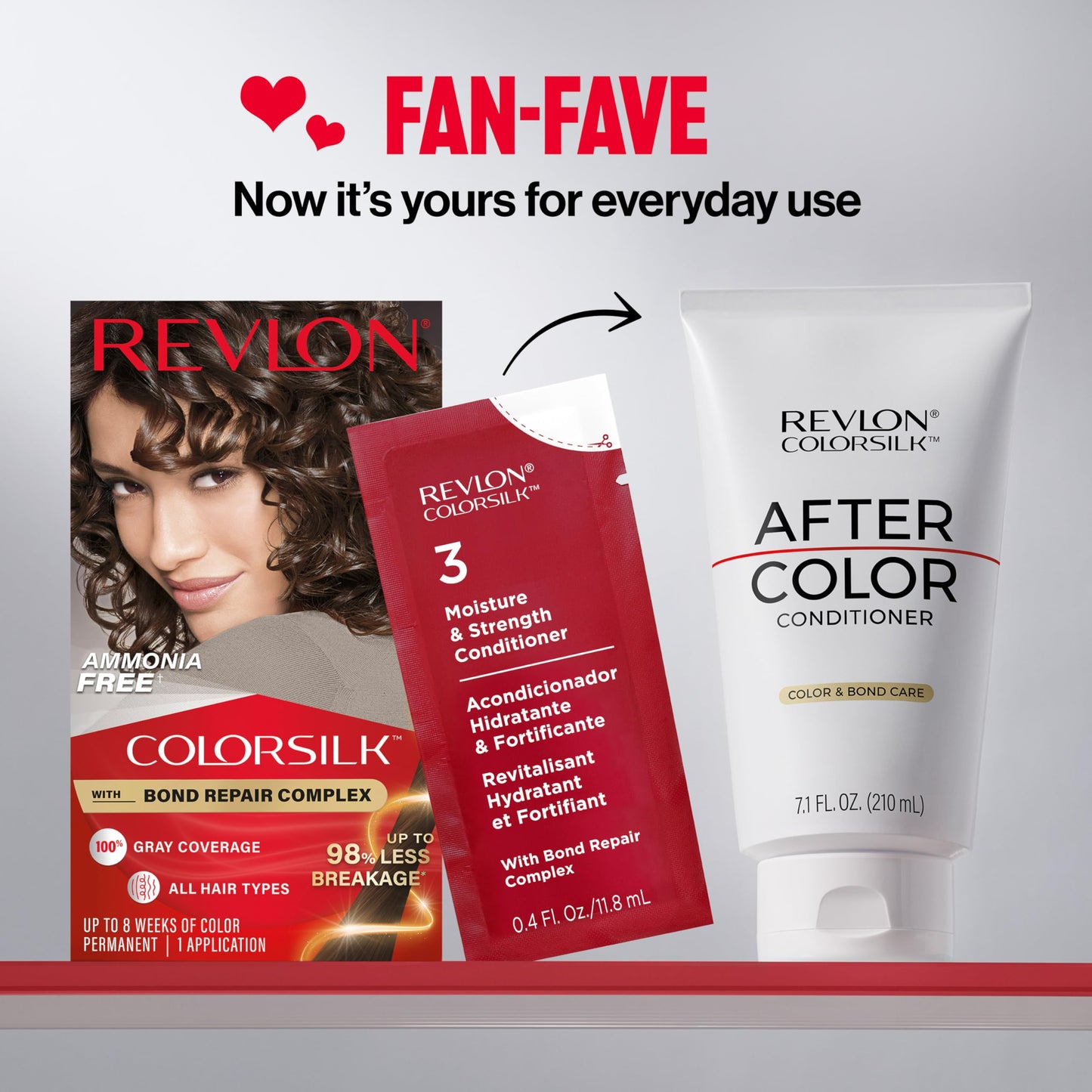 Revlon ColorSilk with Bond Repair Complex, Brown Permanent Hair Color, 100% Gray Coverage, Ammonia Free Hair Dye, Vegan Keratin, 30 Dark Brown (Pack Beauty & Personal Care REVLON