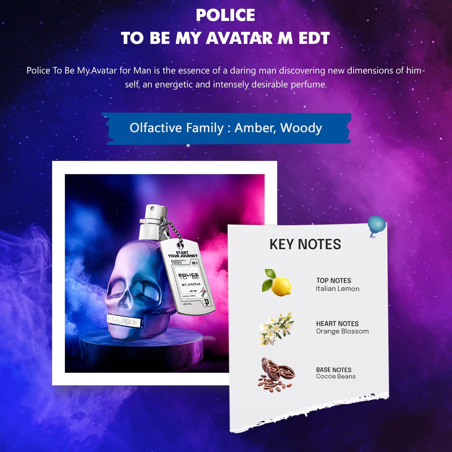 Police To Be My Avatar For Man Eau de Toilette 40ml Beauty & Personal Care Police