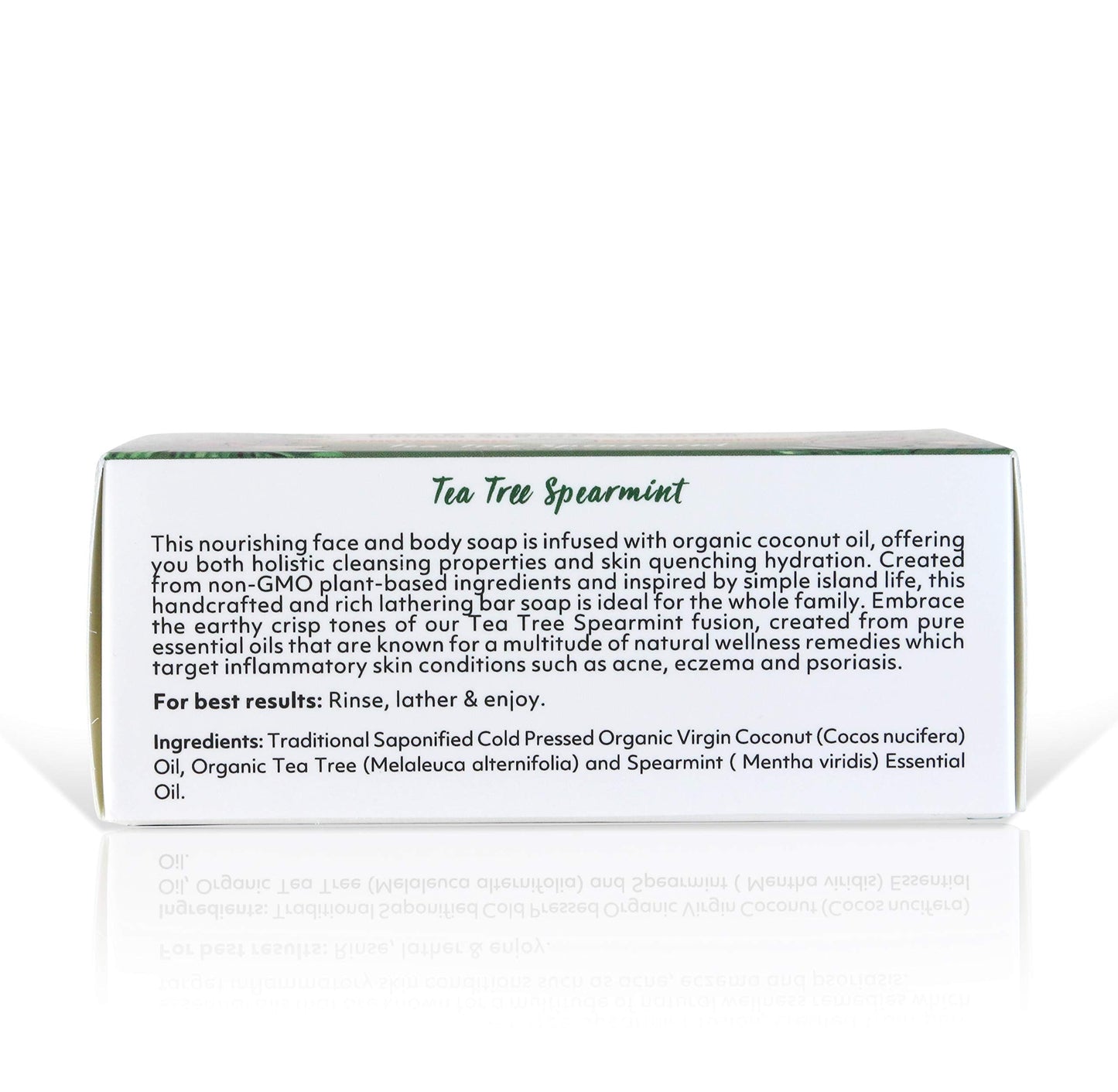 Coco Fiji Soap Bar for Face and Body Infused With Organic Coconut Oil, Tea Tree Spearmint, Essential Oil, Natural Soap for Moisturizing & Pore Beauty & Personal Care Organic Fiji