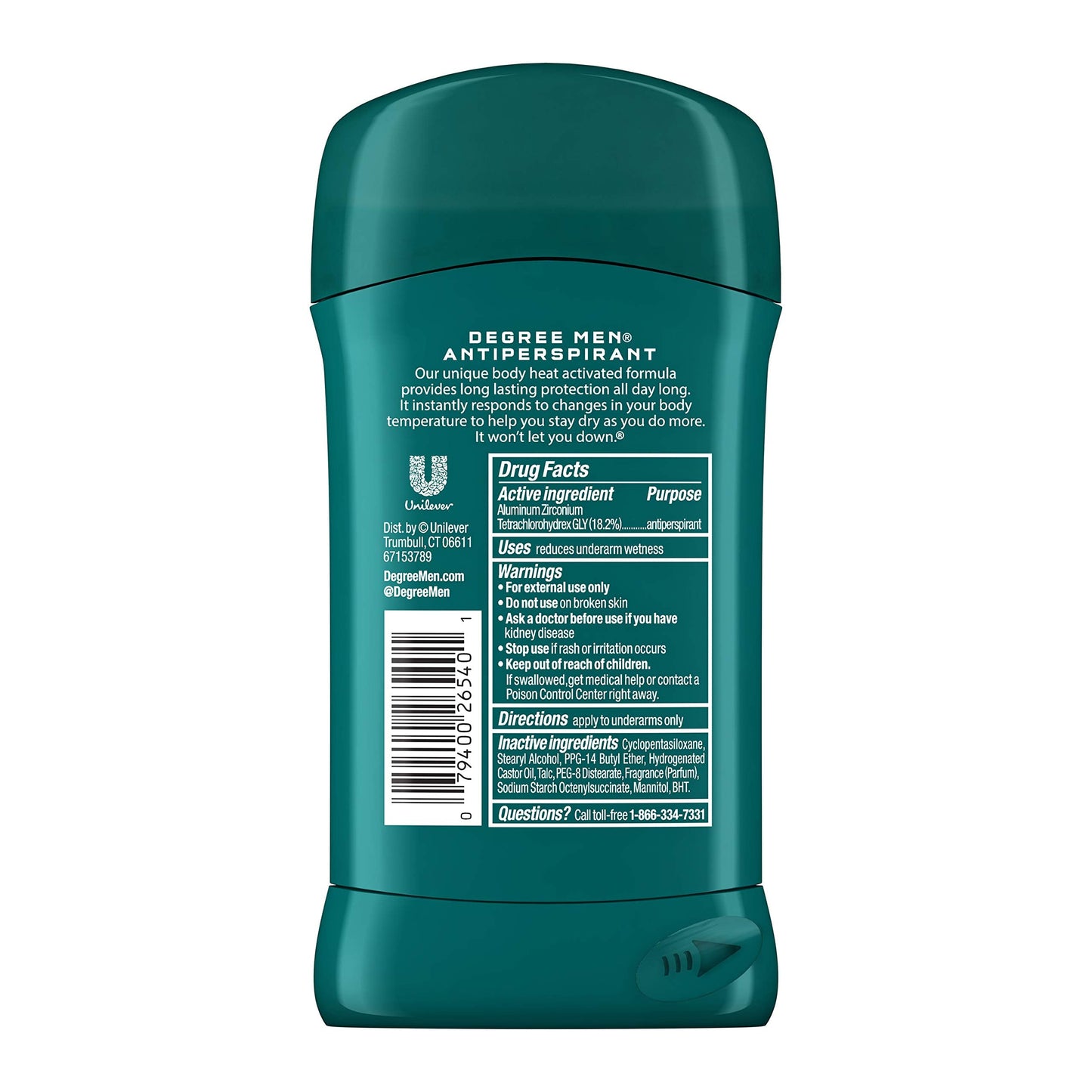 Degree Men Original Protection Antiperspirant Deodorant, Cool Rush, 2.7 Ounce (Pack of 4) Beauty and Personal Care Degree Men