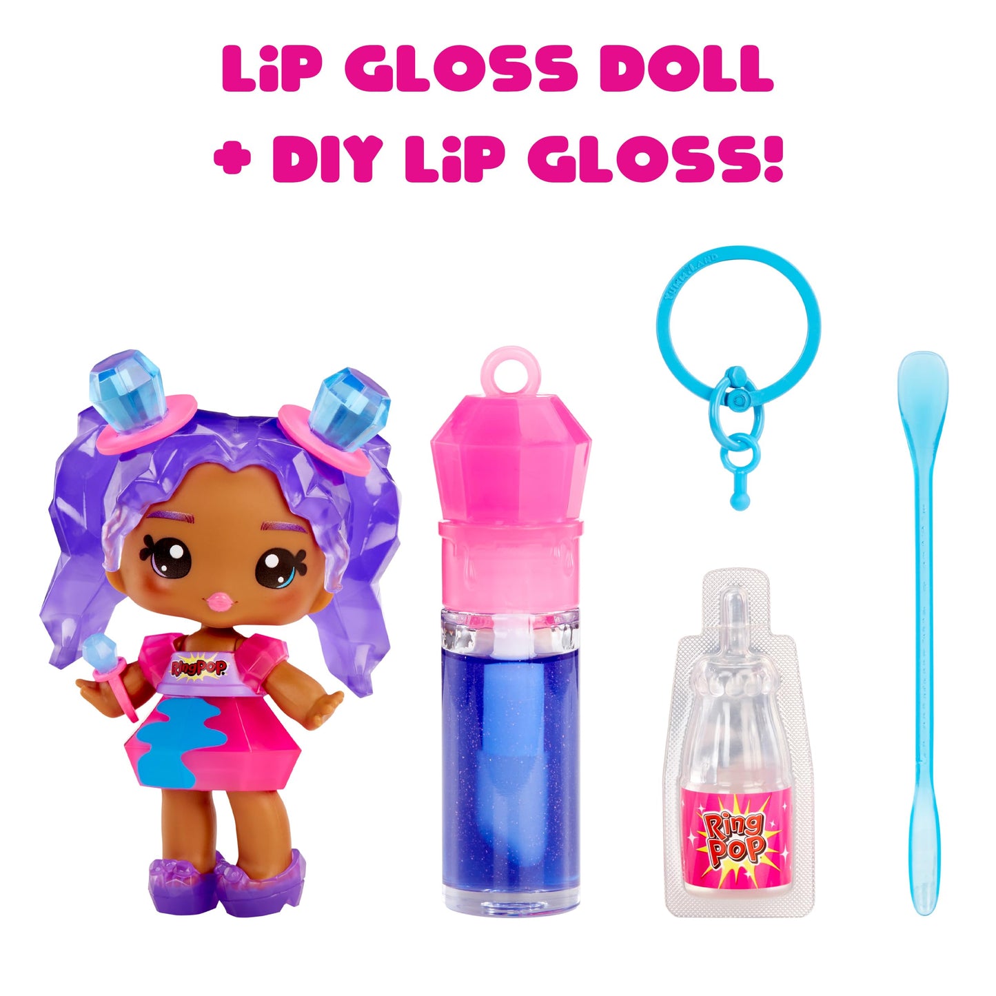 Yummiland Lip Gloss Doll- Licensed Sweets- Ring Pop Beauty & Personal Care Yummiland