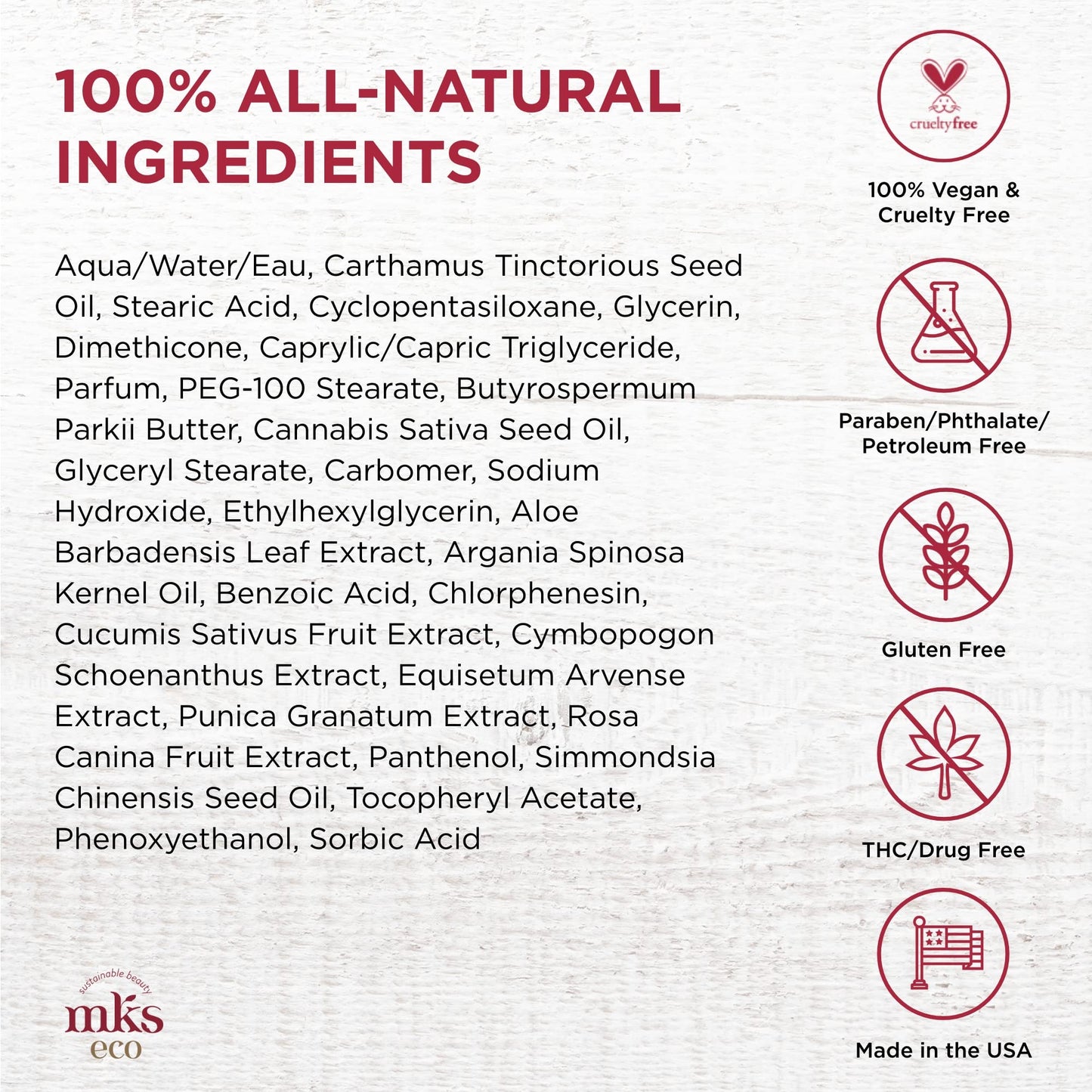 MKS eco Whip Skin Butter, Original Scent - 8 oz - Total Body Moisturizer - Moroccan Argan Oil, Hemp Seed Oil, Jojoba Oil, Shea Butter Beauty & Personal Care Earthly Body