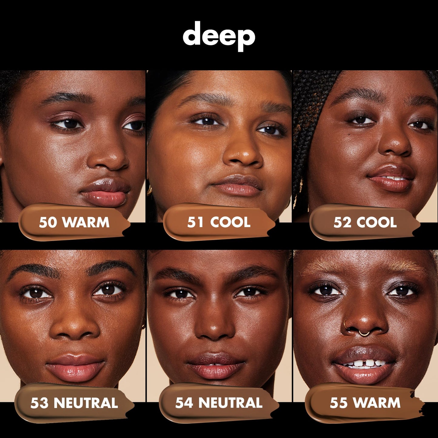 e.l.f. Soft Glam Foundation, Medium Coverage, Long-Lasting & Buildable Foundation For A Smooth, Satin Finish, Vegan , 51 Deep Cool Beauty & Personal Care e.l.f.