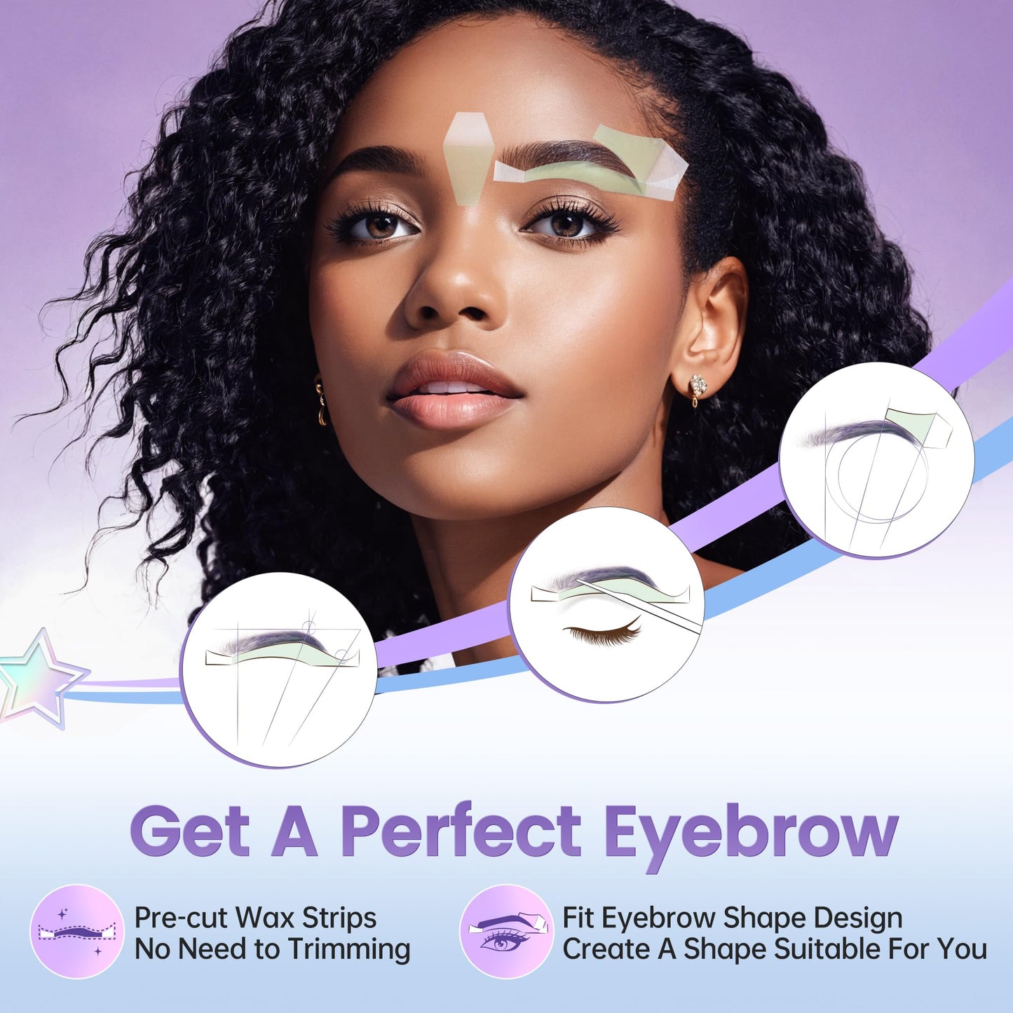 Eyebrow Wax Strips Facial Wax Strips for Hair Removal 24 Strips Eyebrow & Upper Lip Hair Remover with 4 Soothing Wipes Mouth waxing wax Eyebrow Hair Beauty and Personal Care LAWINK