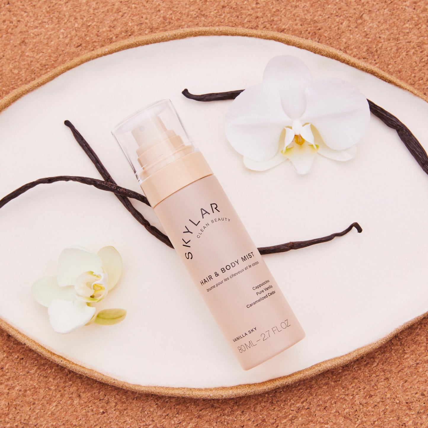 Skylar Vanilla Sky Hair & Body Mist | Hypoallergenic & Clean Fragrance | Vegan, Cruelty Free, and Safe For Sensitive Skin | 80 ML, 2.7 Fl Oz Beauty & Personal Care Skylar