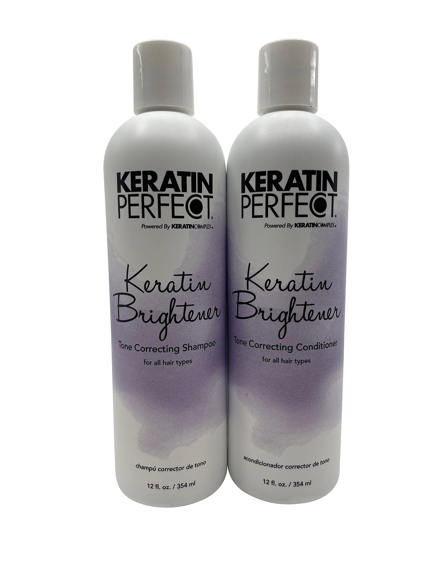 Keratin Perfect Keratin Brightener Tone Correcting Shampoo & Conditioner 12 OZ Beauty & Personal Care Keratin Perfect