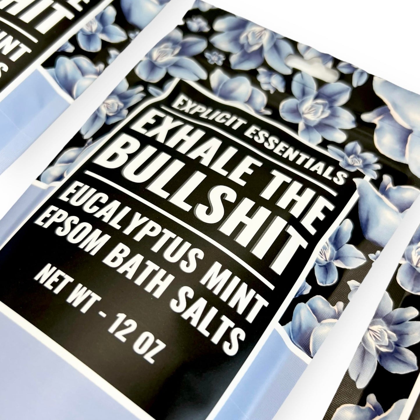 Explicit Essentials Eucalyptus Mint Epsom Bath Salts, Relaxing Aromatherapy Blend, 12 oz Beauty and Personal Care Explicit Essentials