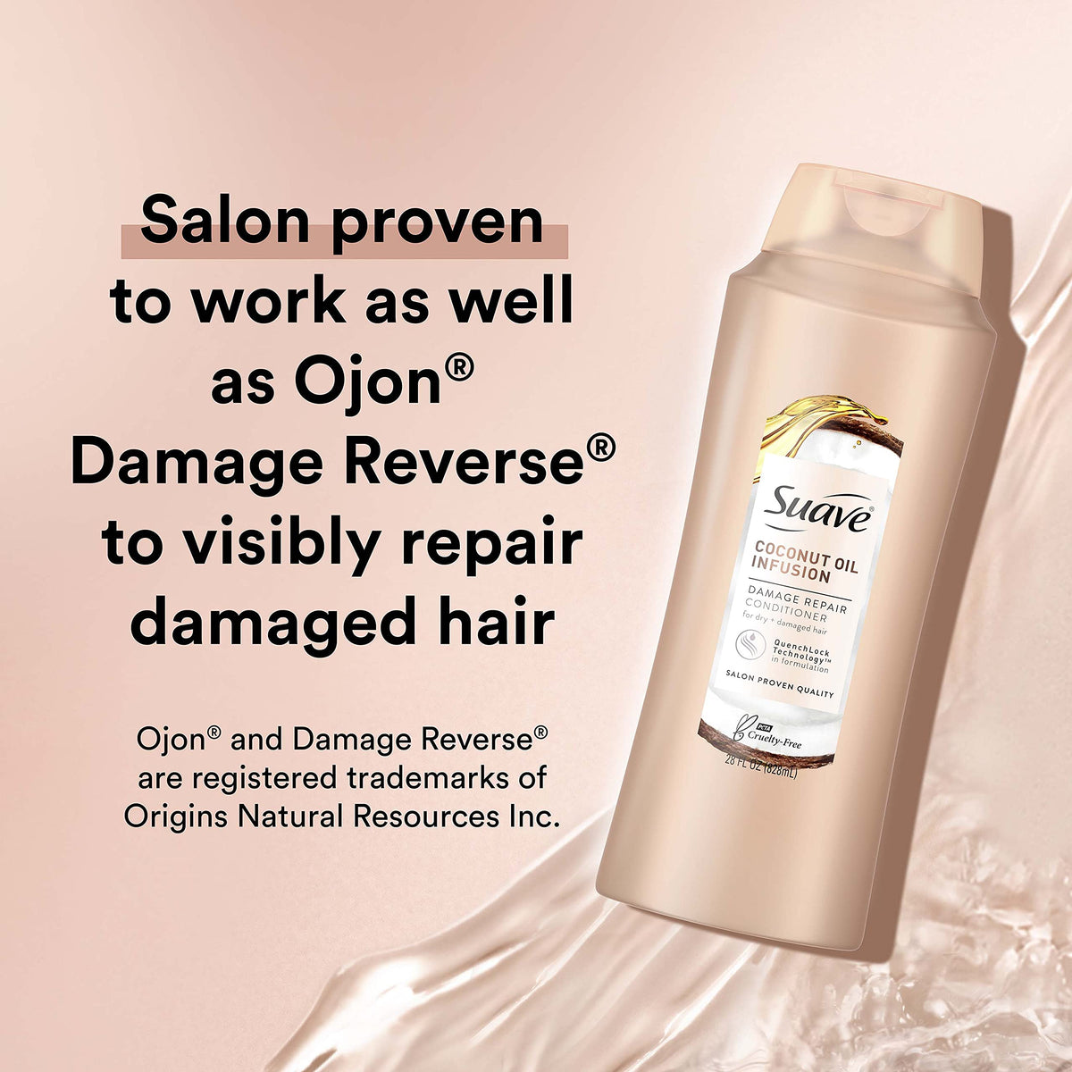 Suave Professionals Repairing Conditioner For Soft and Smooth Hair Coconut Oil Infusion Hair Conditioner for Moisture 28 oz Beauty & Personal Care Suave