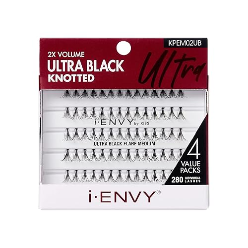 Kiss I Envy Ultra Black Lashes (Medium) Beauty & Personal Care i•ENVY