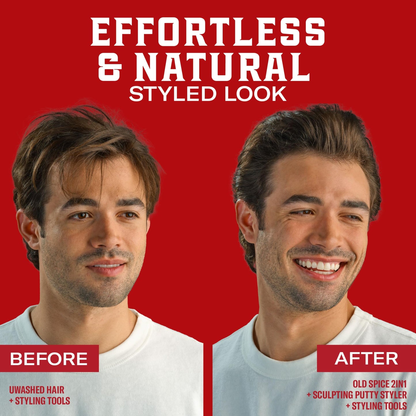 Old Spice Mens Hair Putty, Sculpting Putty for Men, Healthy & Strong with Vitamin E & Biotin, Hair Styling, High Hold, Matte Finish, 2.22 oz Beauty & Personal Care Old Spice