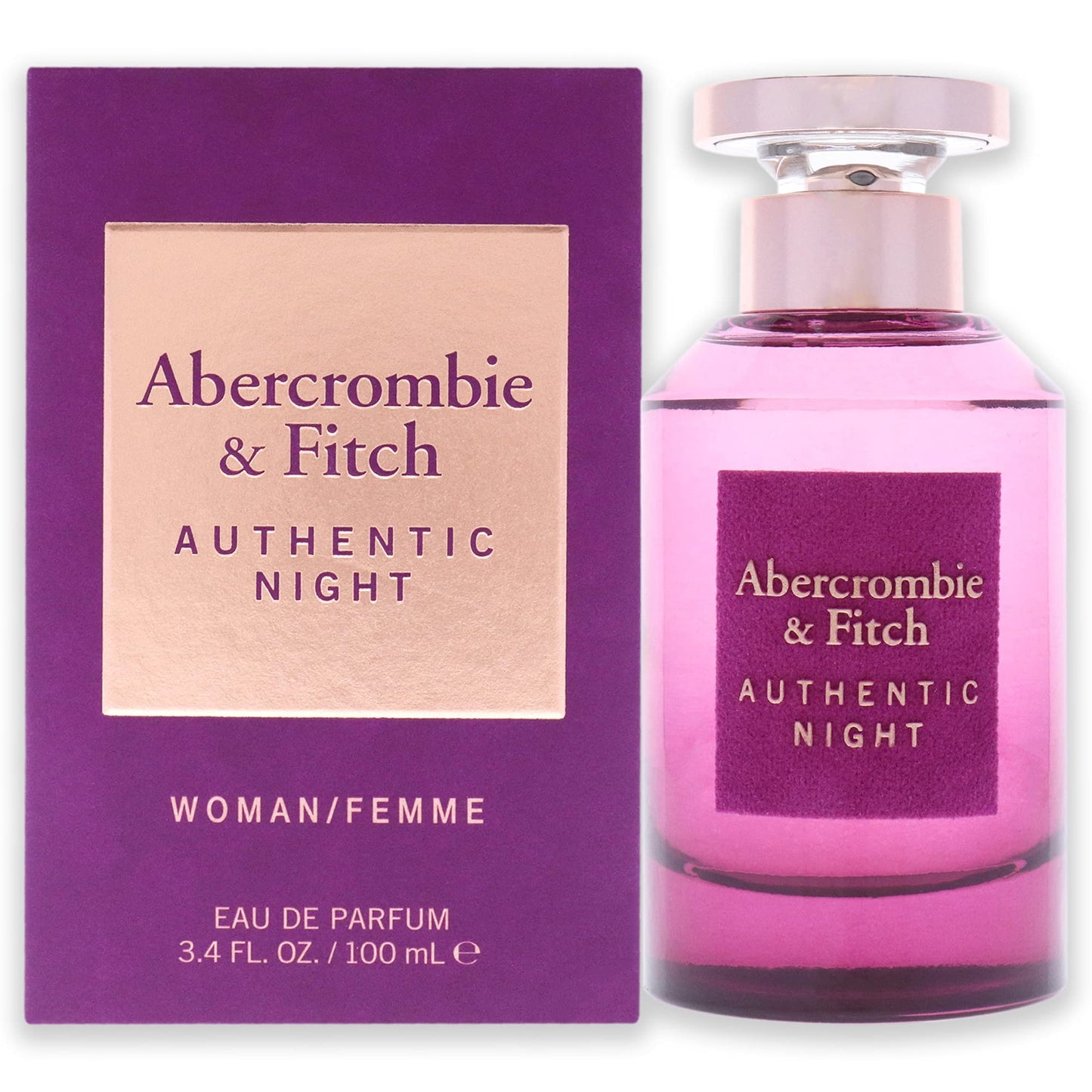 Abercrombie & Fitch Authentic Night Women 3.4 oz EDP Spray Beauty & Personal Care Abercrombie & Fitch