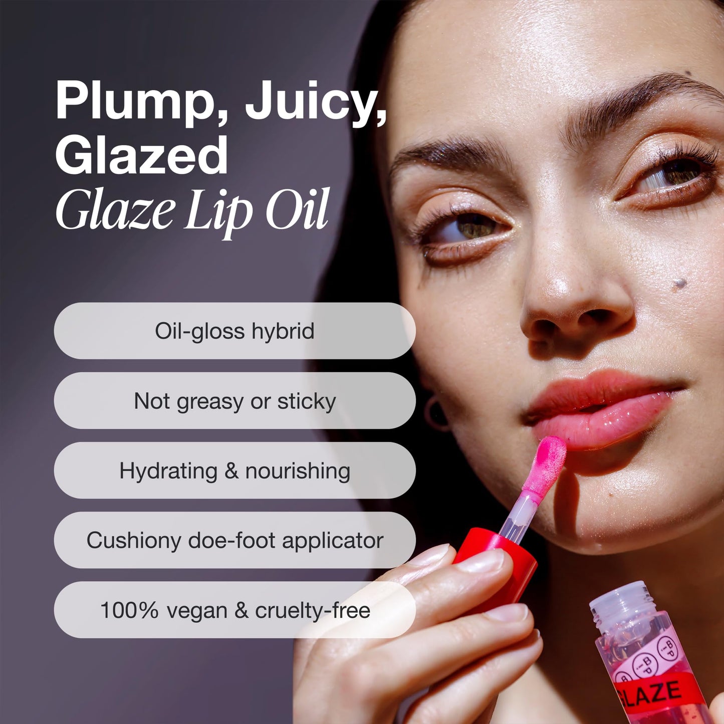 INNBEAUTY Project Iconic Lips Glaze Duo, Hydrating Vegan Lip Oil Gloss Hybrid, x2 0.2 OZ Beauty & Personal Care Innbeauty Project