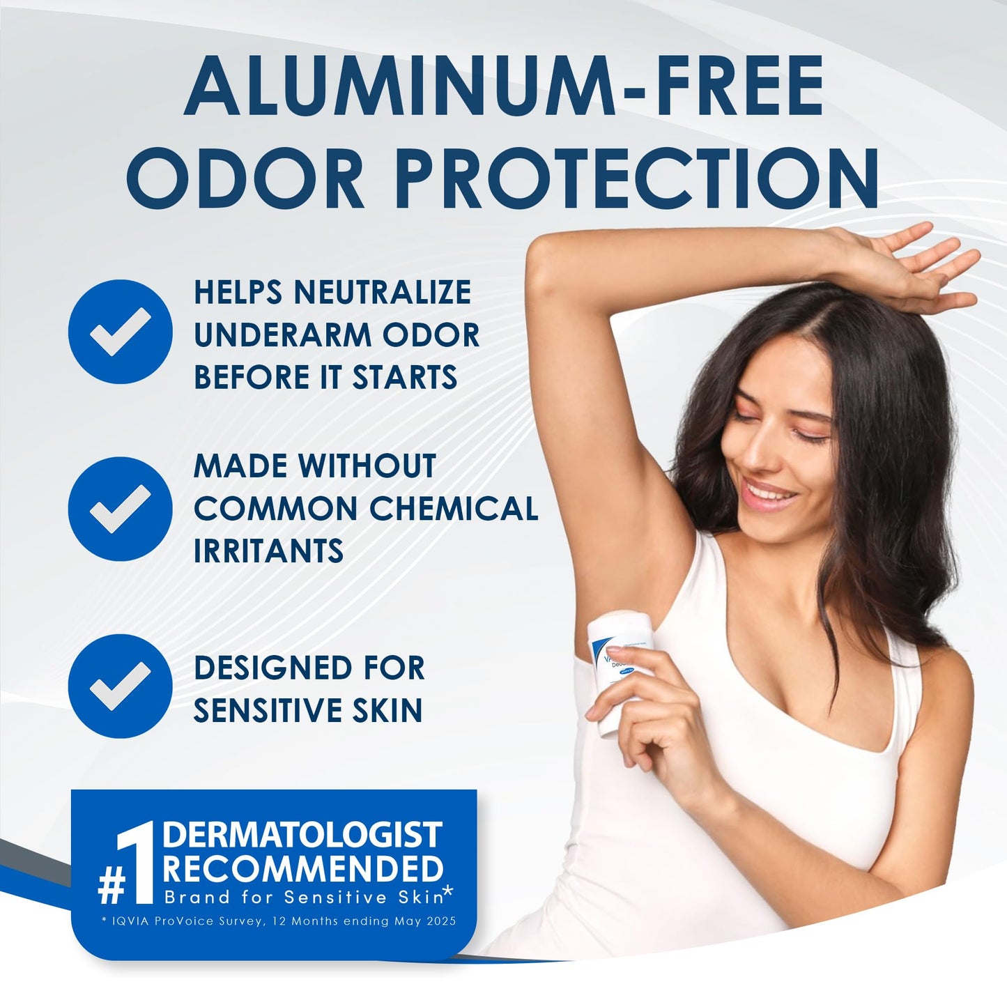 Vanicream Aluminum-Free Gel Deodorant - 2 oz - Unscented Formula for Sensitive Skin Beauty and Personal Care Vanicream