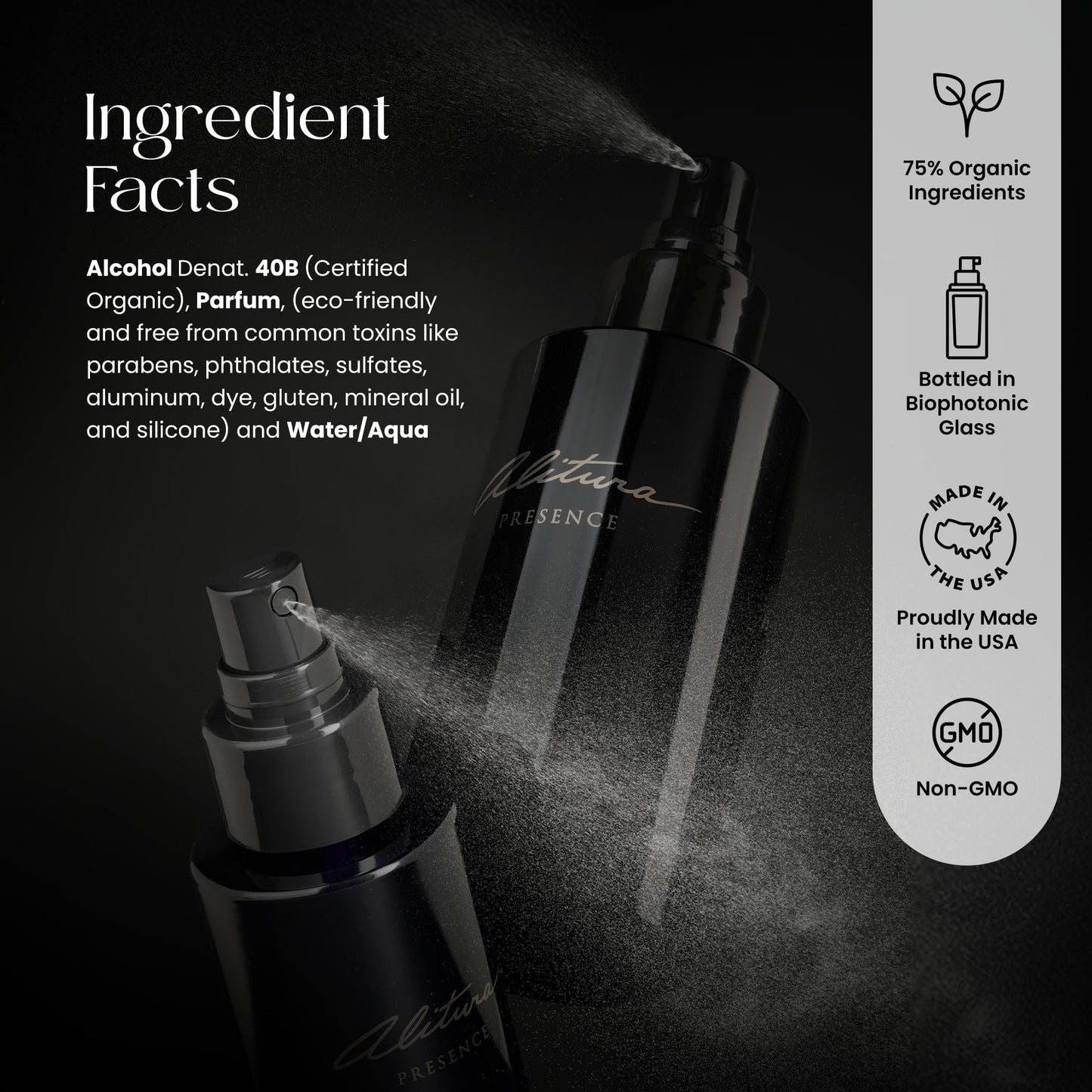 Alitura Presence Natural Fragrance - Clean, Unisex Perfume for Men and Women with Sandalwood, Cardamom & Ylang Ylang - Non-Toxic, Vegan, Long-Lasting Beauty & Personal Care Alitura