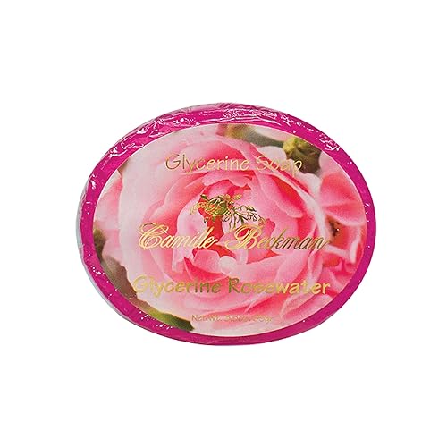 Camille Beckman Glycerine Rosewater Scented Glycerine Bar Soap for Hands, Face and Body, 3 Bars at 3.5 Ounces Each Beauty & Personal Care Camille Beckman