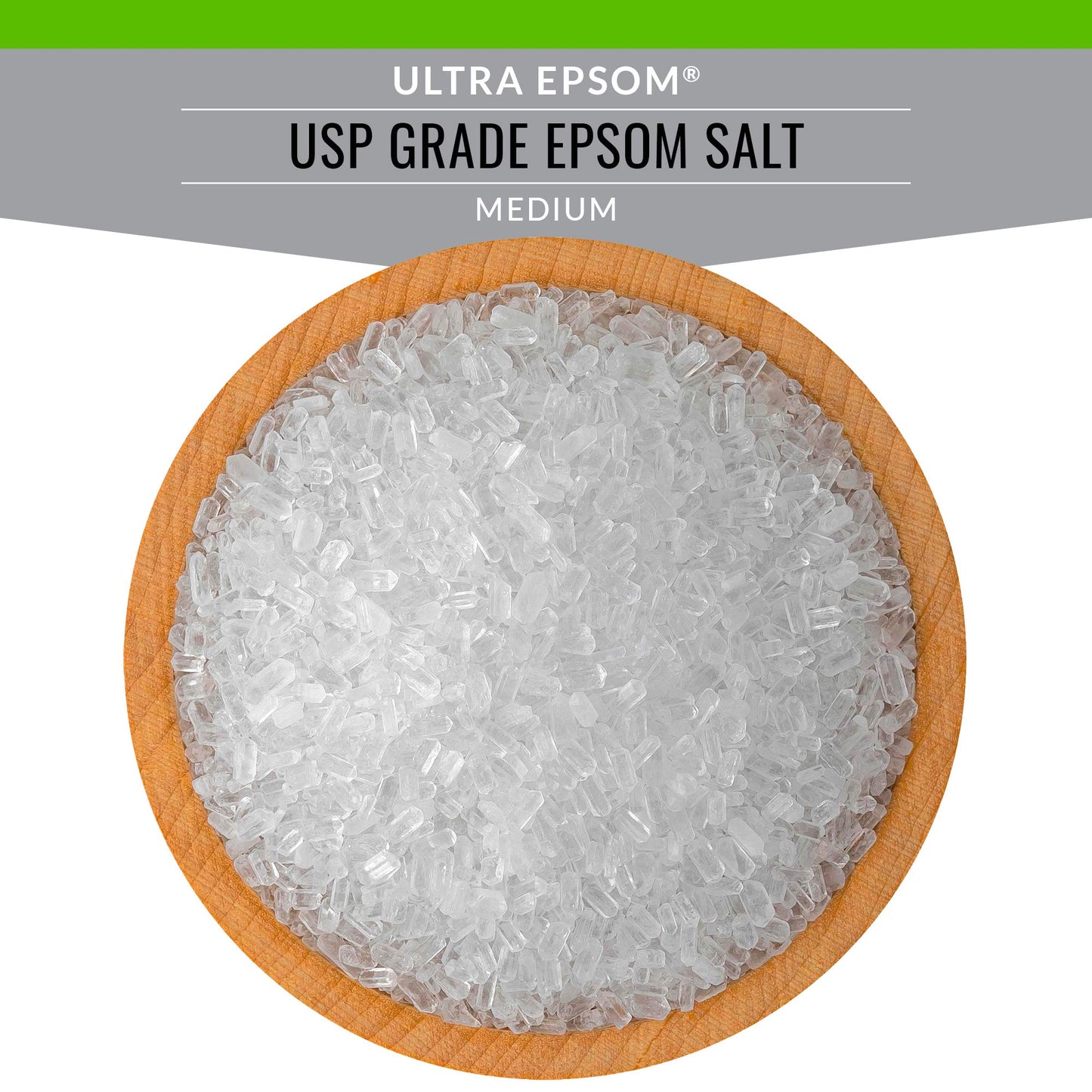SaltWorks Ultra Epsom Premium Bath Salt, Medium Grain, 2 Pound Bag Beauty and Personal Care SaltWorks
