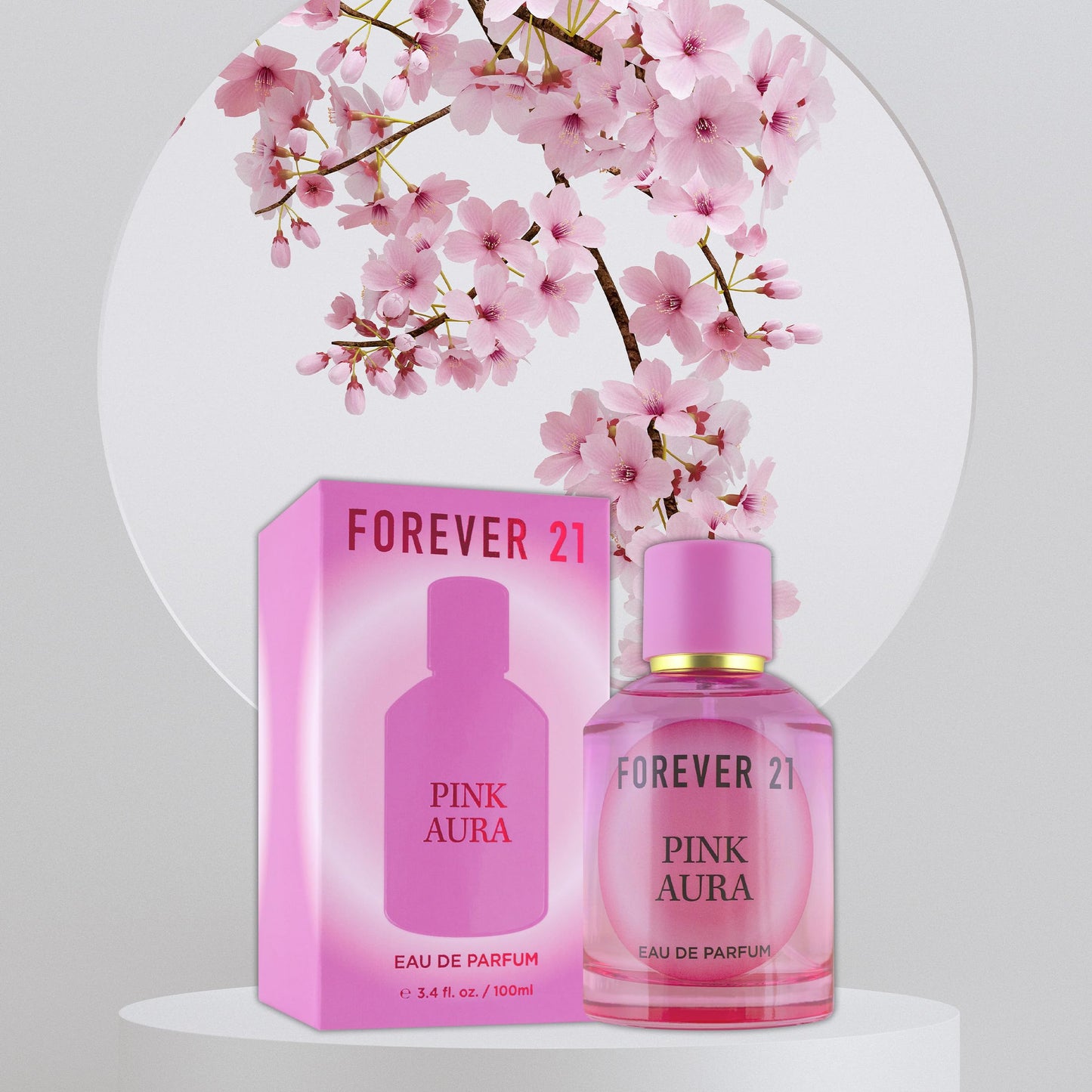 Pink Aura Eau de Parfum 3.4 fl. oz. for Her, by Forever 21 Beauty & Personal Care Forever 21