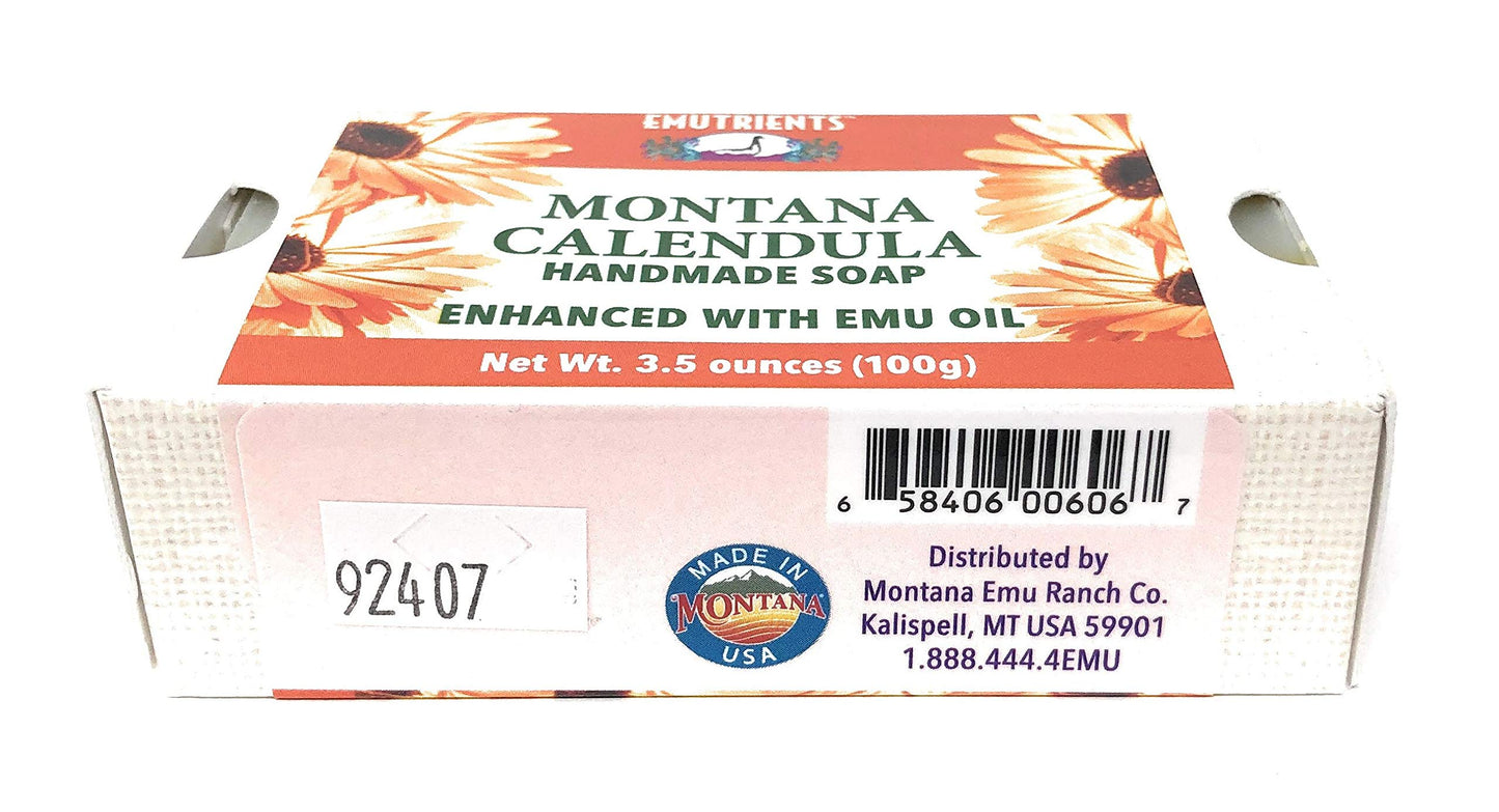 Montana Emu Ranch - Montana Calendula Handmade Soap 3.5 Ounce Bar Beauty & Personal Care Montana Emu Ranch