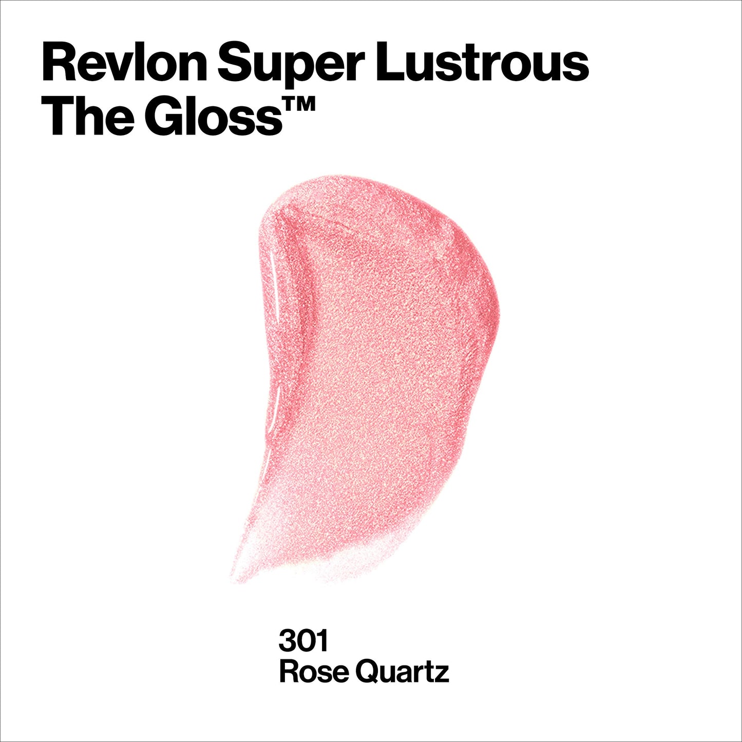 Revlon Super Lustrous Lip Gloss, Non-Sticky, Hydrating, High Shine Finish, 301 Rose Quartz, 0.13 oz Beauty & Personal Care REVLON