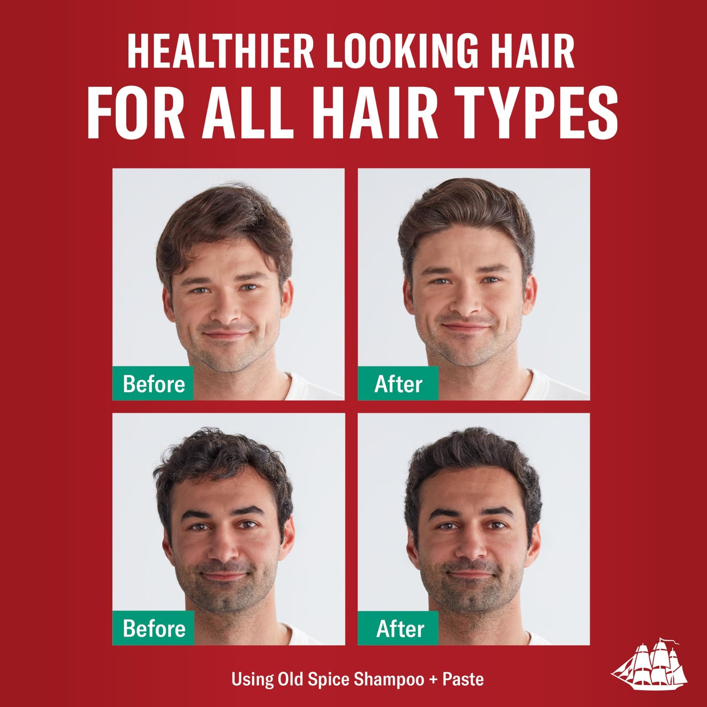 Old Spice Tea Tree Shampoo for Men, Healthier, Fuller, More Moisturized Looking Hair, 21.9 Fl Oz Each, Twin Pack Beauty & Personal Care Old Spice