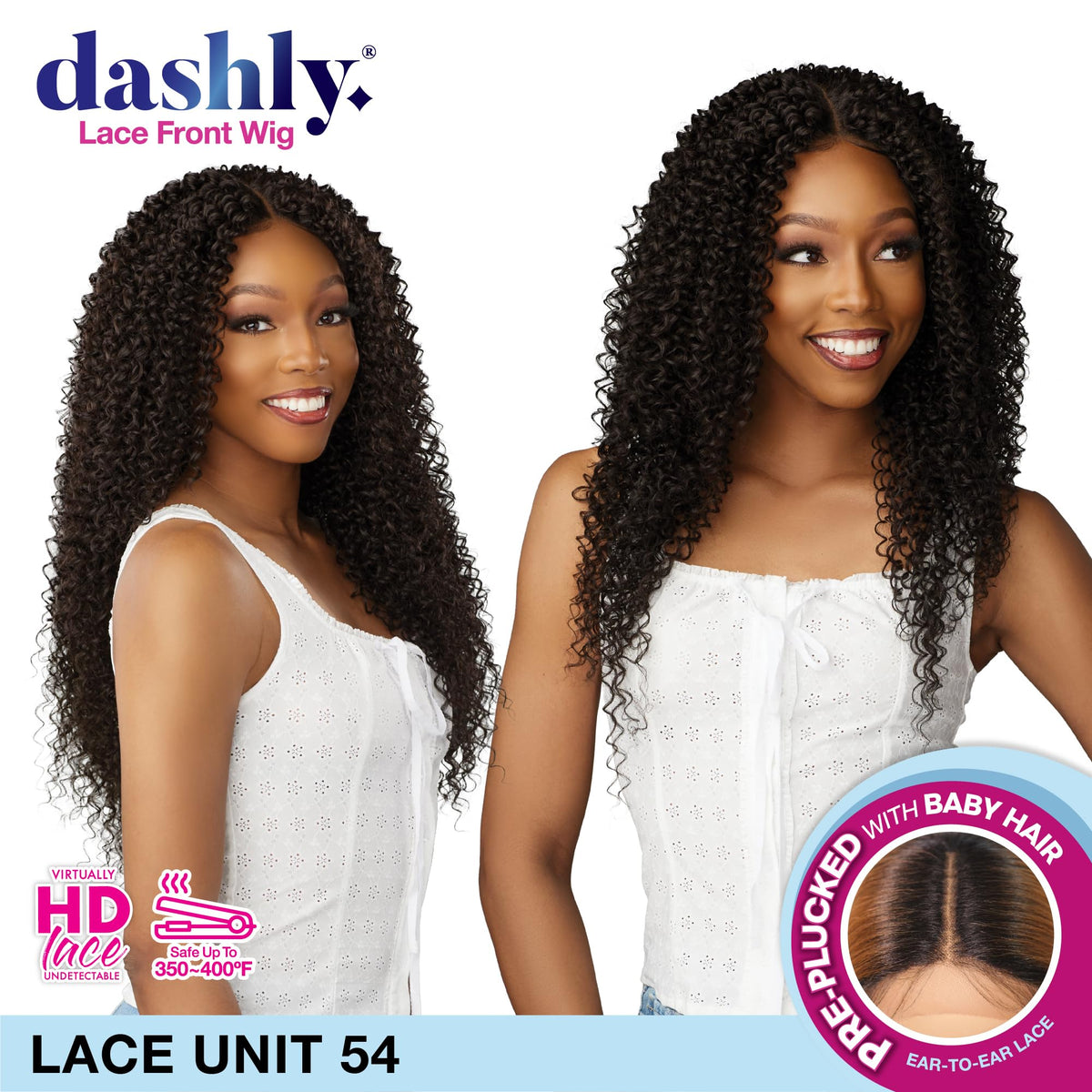 Sensationnel Dashly Lace Front Wig-Unit 54, TH27