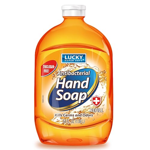 Lucky Super Soft Liquid Hand Soap Refill, Gold Anti-Bacterial, 64 Fluid Ounce Beauty & Personal Care VWSVC