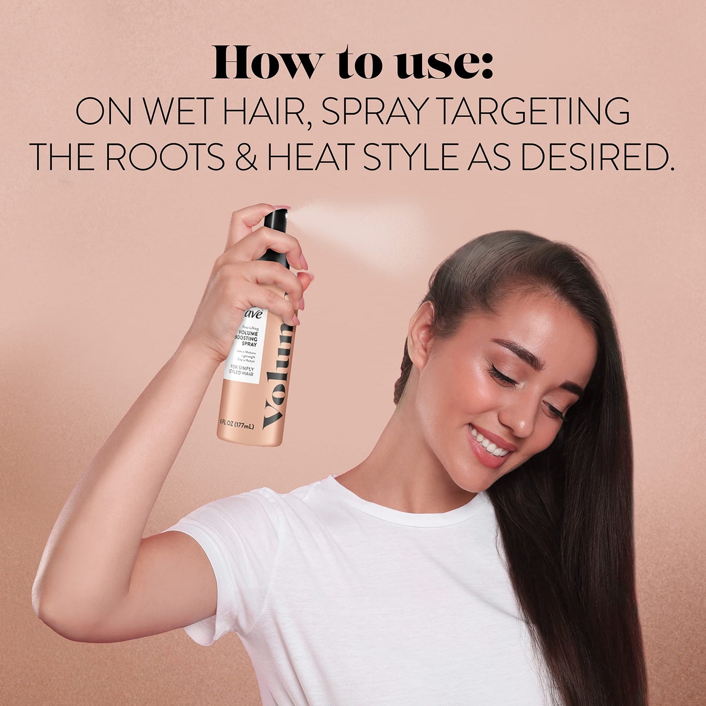 Suave Simply Styled Lightweight Root Lifting Hair Spray, Volume Boost Hairspray Hair Volumizer for Weightless Volume 6 oz Beauty & Personal Care Suave