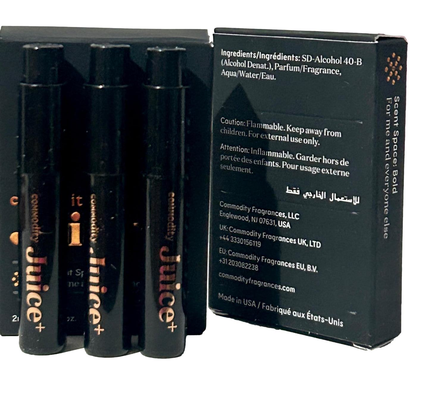 Commodity JUICE + UNISEX Perfume EDP Vial 2 ml / 0.07 oz - (SET OF 3) 6333 Beauty & Personal Care Commodity