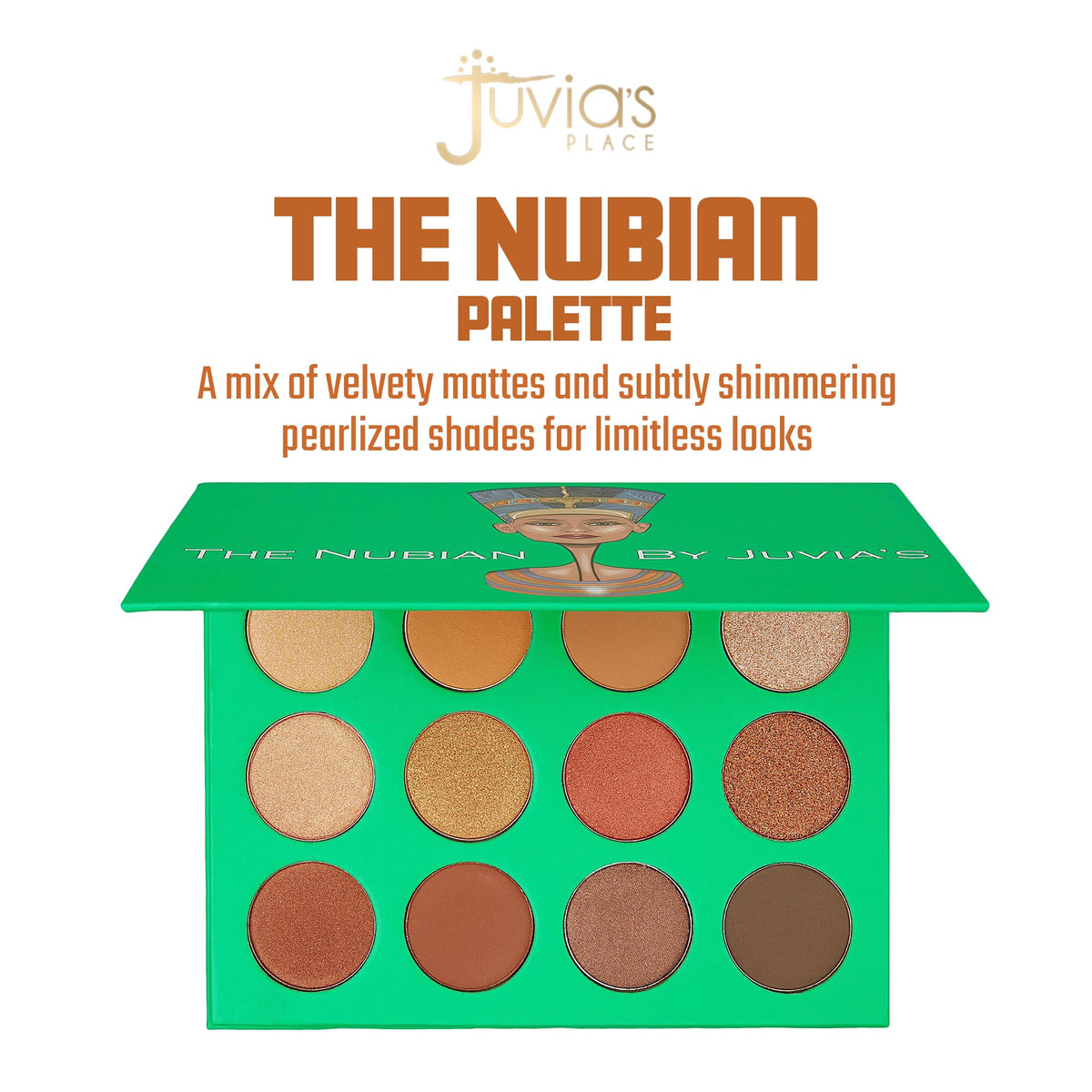Juvia's Place Shades of 12 Eyeshadow - Nude Neutral Makeup - All Skin Tone