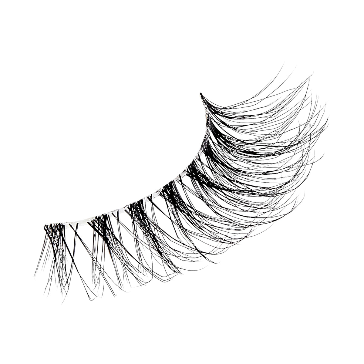 Kiss The New Natural, False Eyelashes, 'High Bun', 12mm, Includes 4 pairs of lashes, Easy to Apply, Reusable Lash Clusters