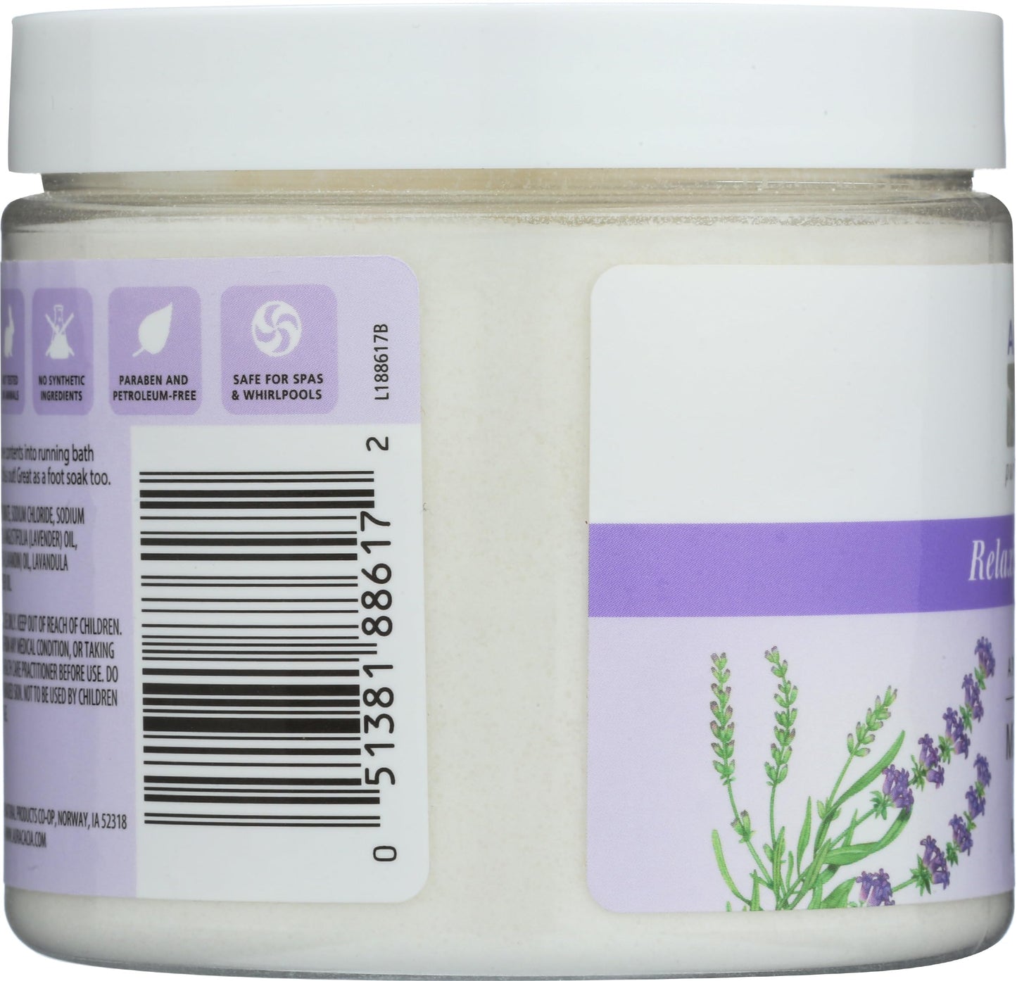 Aura Cacia Relaxing Lavender Aromatherapy Mineral Bath - 16 oz. Jar Beauty and Personal Care Aura Cacia
