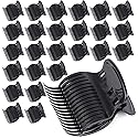 Tbestmax 24 Hot Roller Clips for Hair Curler Claw Clip Replacement Hair Section Styling for Women Girls Black Beauty & Personal Care Tbestmax