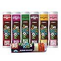 Eco Lips Mongo Kiss Organic Lip Balm 7 Pack - Blood Orange, Black Cherry, Pomegranate, Vanilla Honey, Peppermint, Strawberry Lavender, Yumberry | Beauty & Personal Care Eco Lips