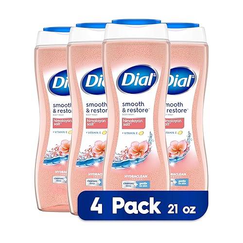 Dial Smooth & Restore Body Wash, Himalayan Salt, 21 fl oz (Pack of 4) Beauty & Personal Care Dial