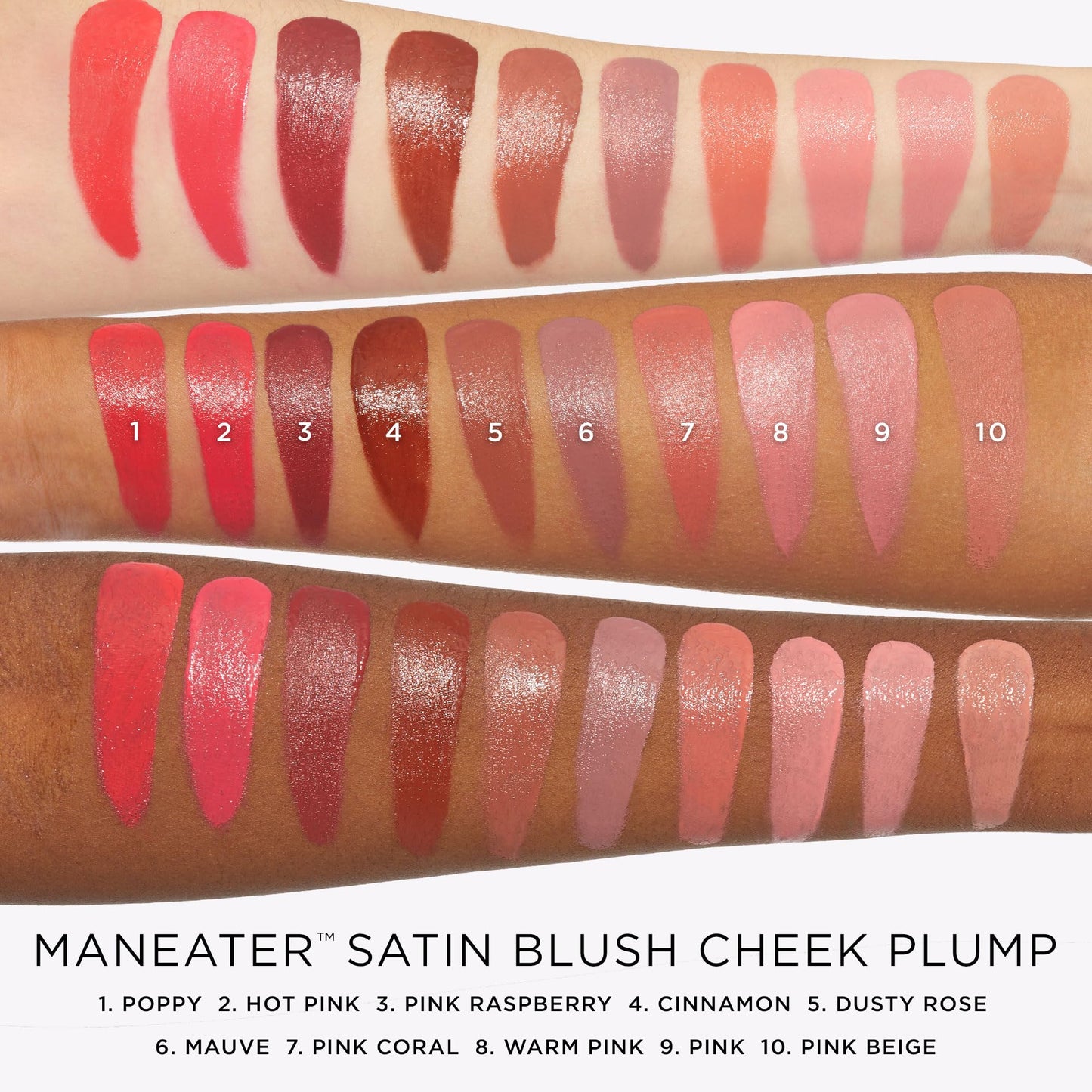 tarte maneater satin blush cheek plump - Lightweight Liquid Blush Infused with Coconut Water, Hyaluronic Acid & Vitamin E for a Hydrated Cheek Tint Beauty & Personal Care tarte
