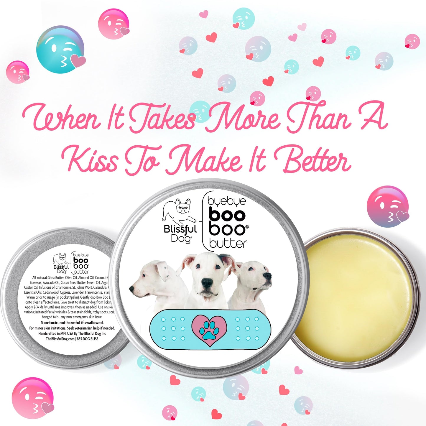The Blissful Dog Dogo Argentino Boo Boo Butter, 1-Ounce Beauty and Personal Care The Blissful Dog