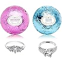 Ocean Breeze Lavender Bath Bombs Gift Set of 2 with Size 6 Ring Inside Each Made in USA Beauty & Personal Care Jackpot Candles