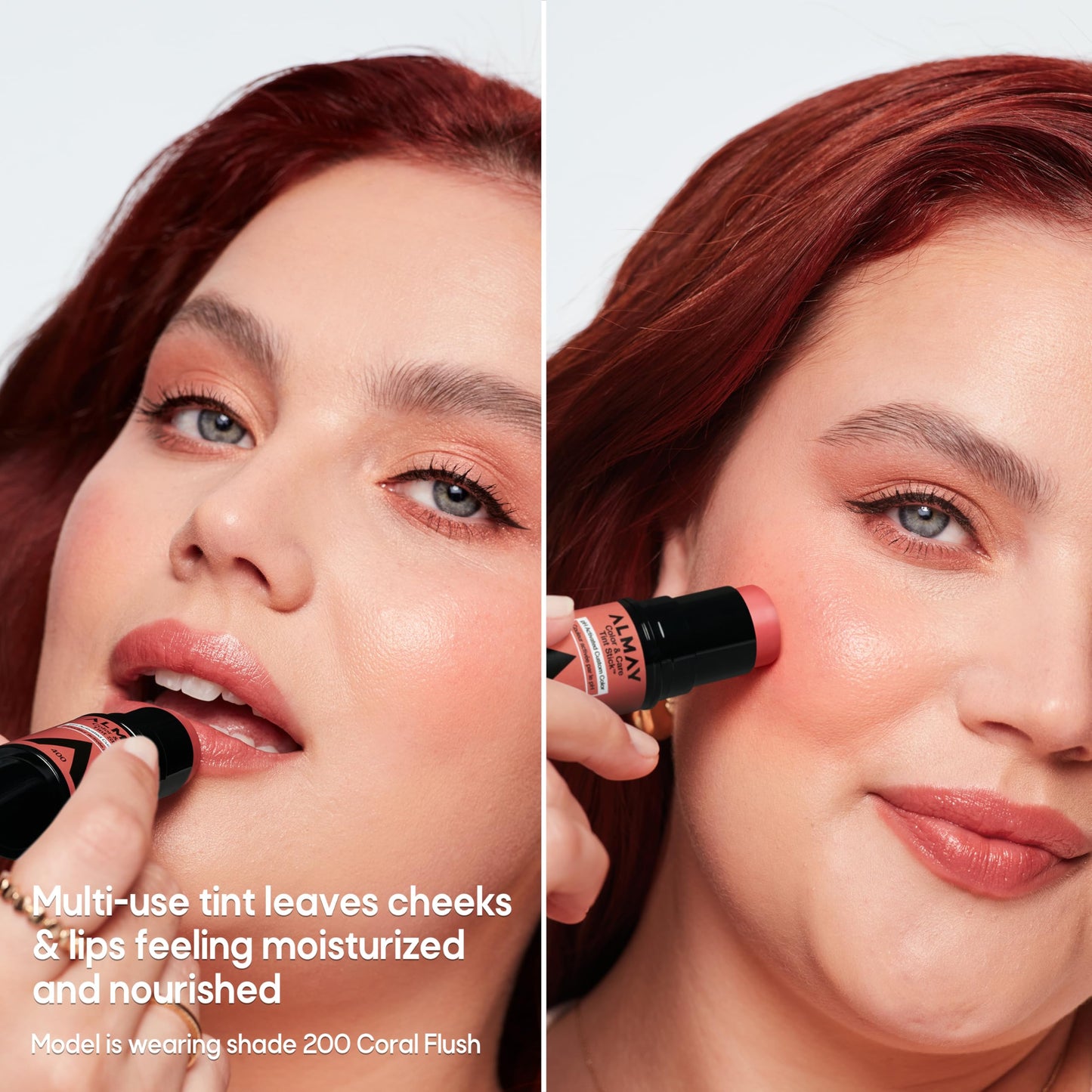Almay Lip and Cheek Tint, Color & Care Tint Stick, Multi-Use Moisturizing Blush and Lip Color, Dewy Finish, 300 Rose Flush, 0.25 oz Beauty & Personal Care Almay