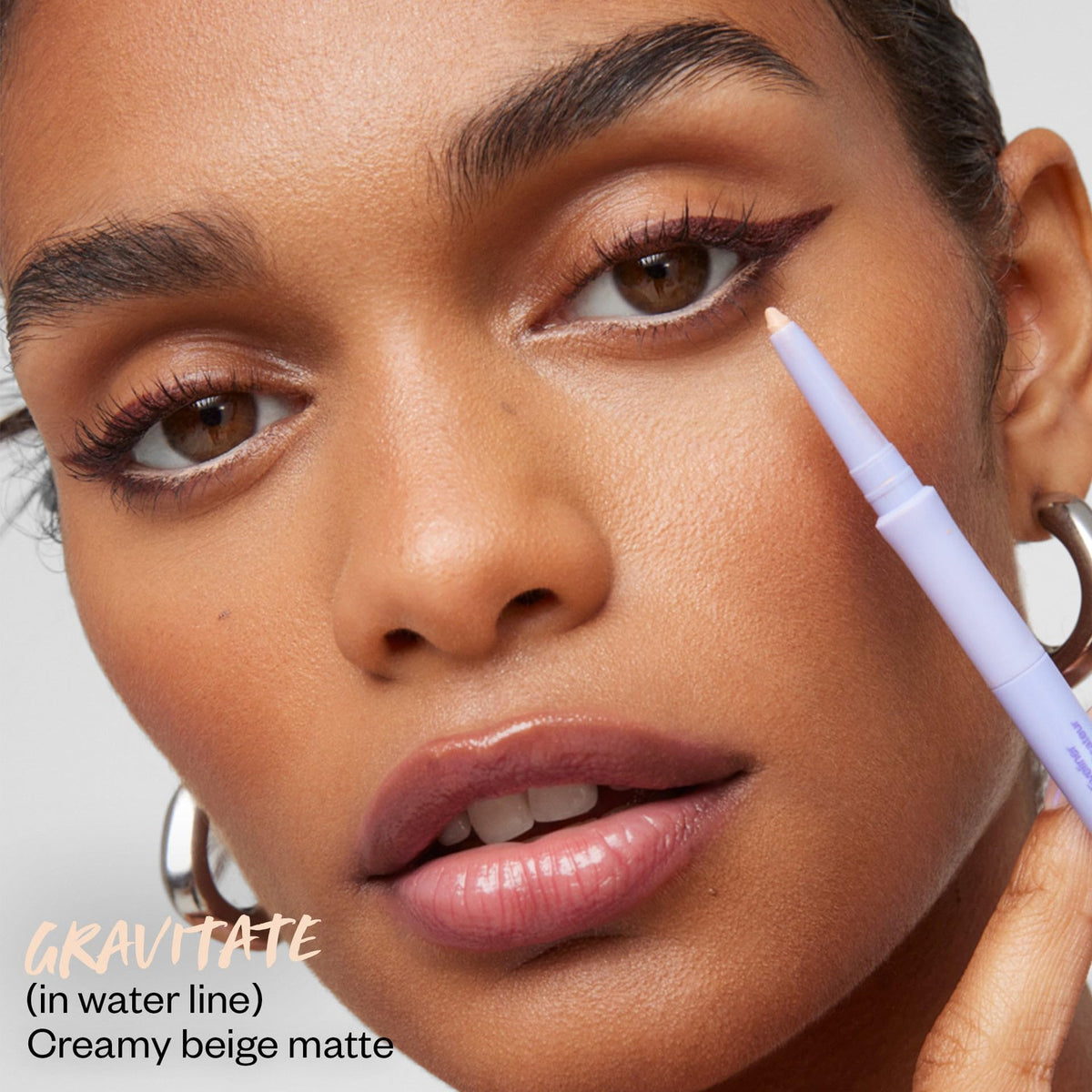 Kosas Soulgazer Waterproof and Smudge-Resistant Gel Eyeliner, Creamy Beige