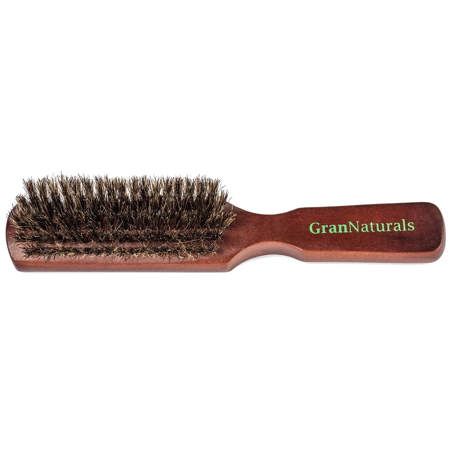 GranNaturals Soft Bristle Hair Brush for Men - Boar Bristle Brush for Styling Beards, Fades, Smoothing Hair and Waves - Natural Wooden Hairbrush Beauty & Personal Care GranNaturals