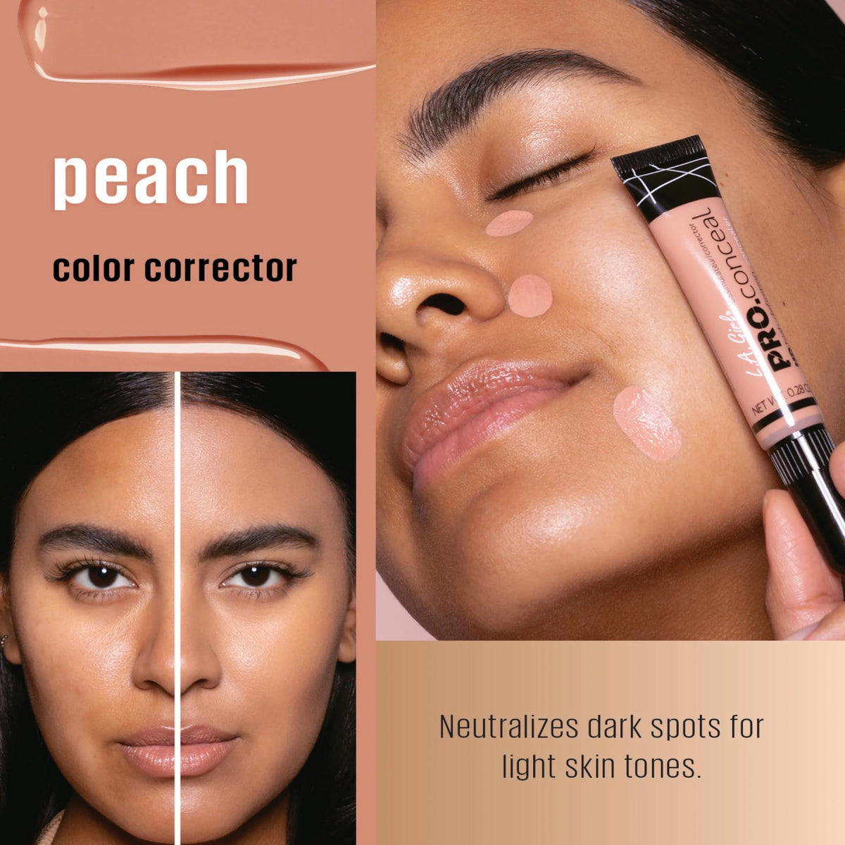 L.A. Girl HD Pro.Conceal, Peach Corrector GC994 Beauty & Personal Care L.A. Girl