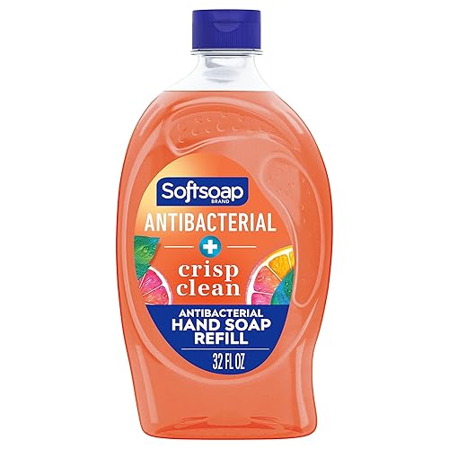 Softsoap Antibacterial Liquid Hand Soap Refill, Crisp Clean, 32 Oz (Packaging may differ) Beauty & Personal Care Softsoap
