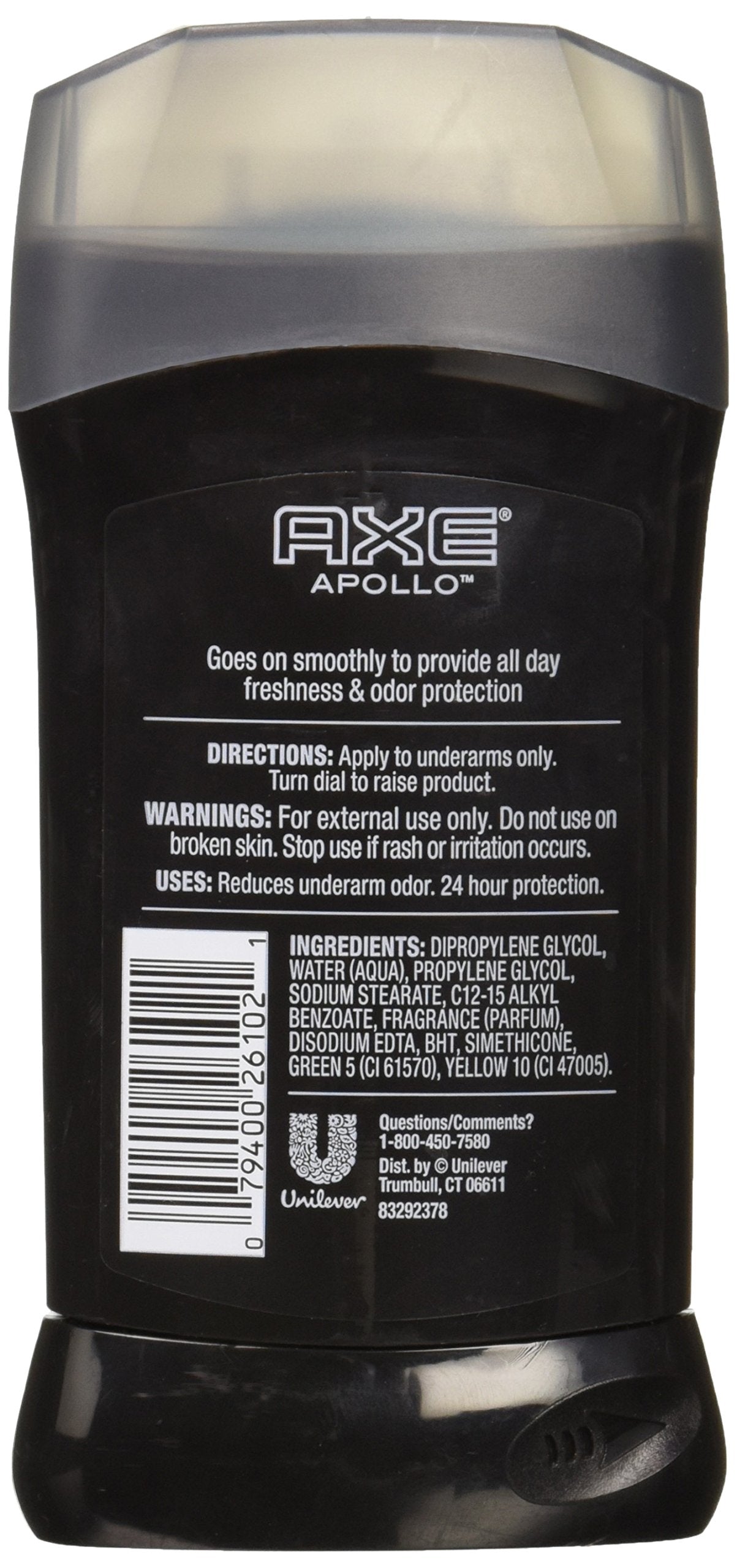 Axe Fresh Deodorant Stick, Apollo 3 oz (Pack of 6) Beauty and Personal Care AXE